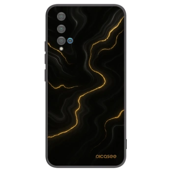 Picasee silikonový černý obal pro Huawei Nova 5T - Thunder