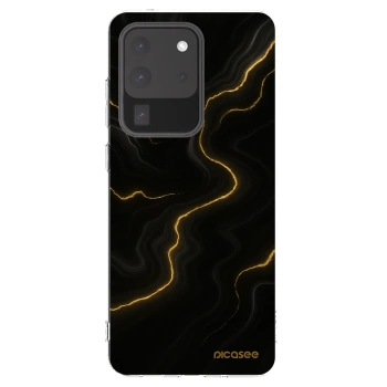 Picasee silikonový průhledný obal pro Samsung Galaxy S20 Ultra 5G G988F - Thunder