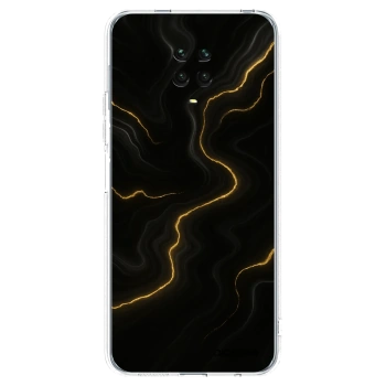 Picasee silikonový průhledný obal pro Xiaomi Redmi Note 9S - Thunder