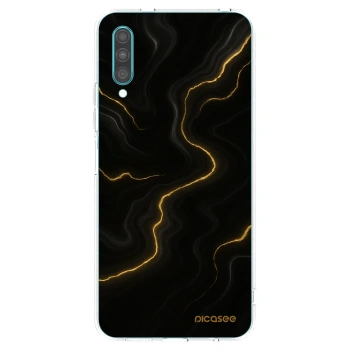 Picasee silikonový průhledný obal pro Samsung Galaxy A30s A307F - Thunder