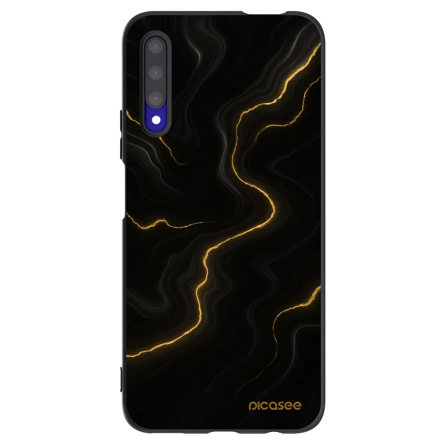 Picasee silikonový černý obal pro Honor 9X Pro - Thunder
