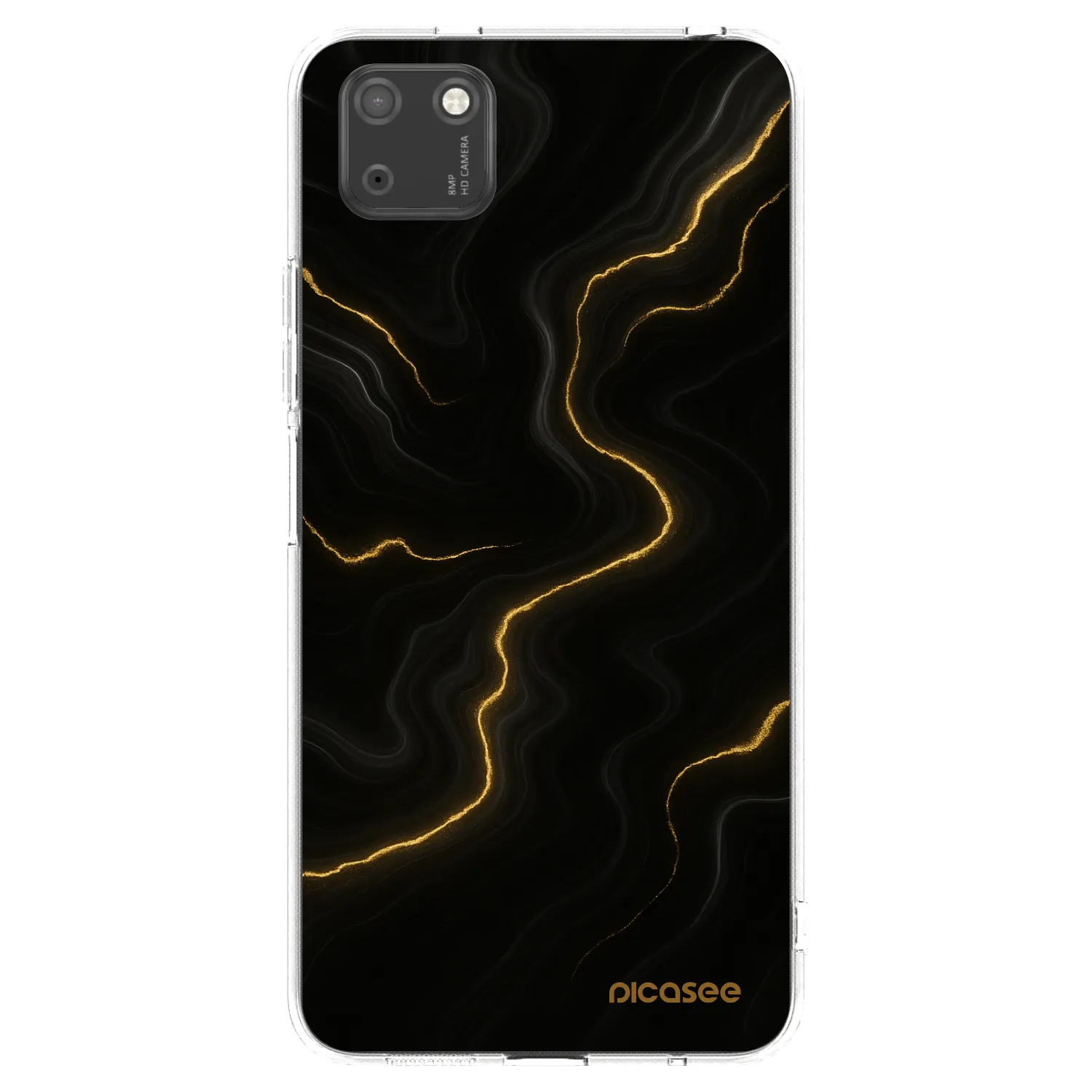 Picasee silikonový průhledný obal pro Huawei Y5P - Thunder