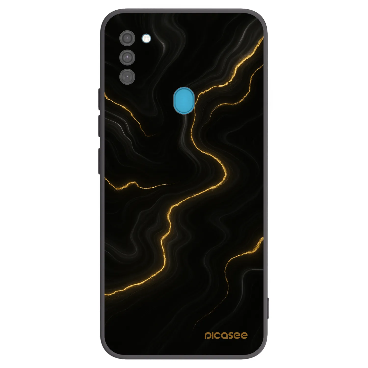 Picasee silikonový černý obal pro Samsung Galaxy M11 - Thunder