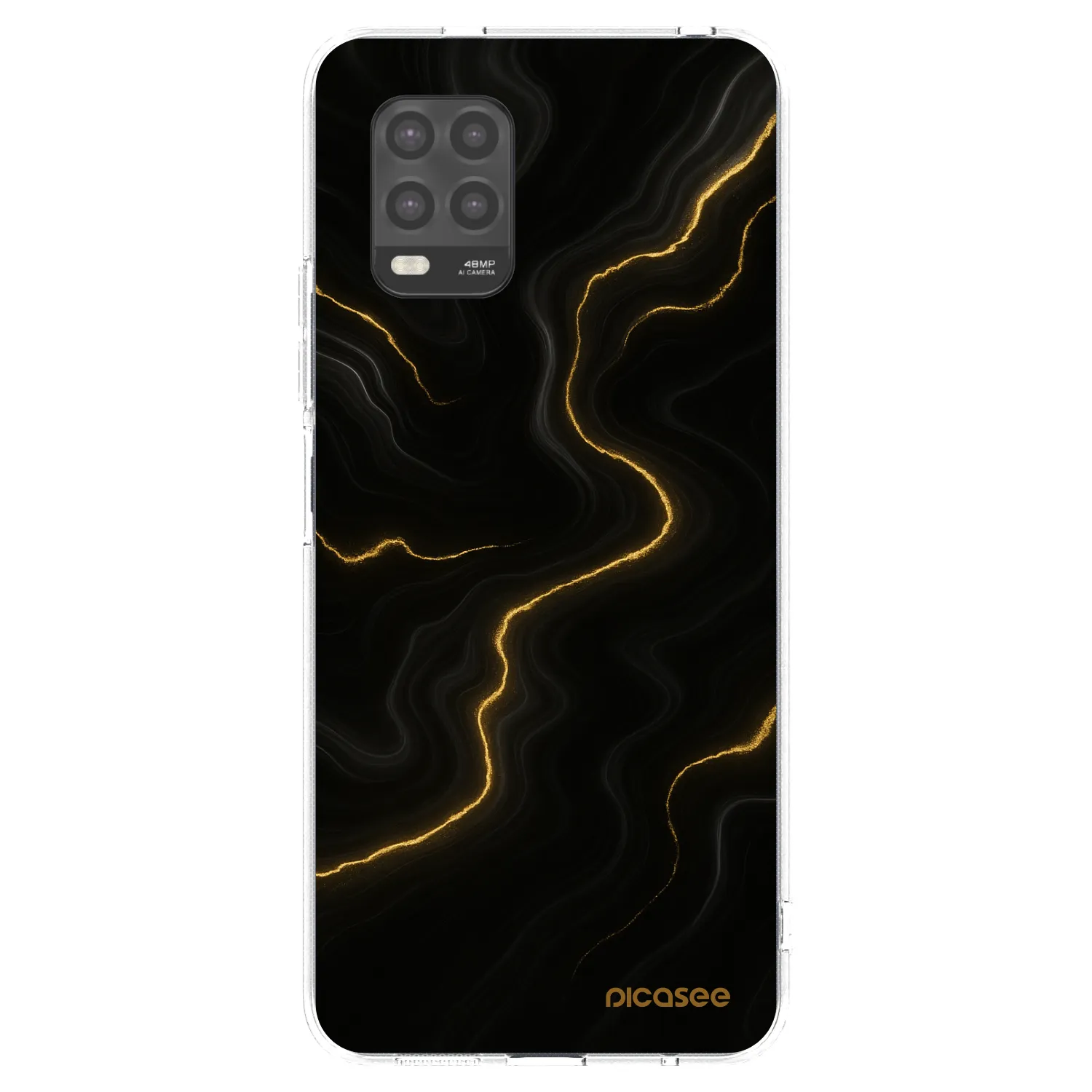 Picasee silikonový průhledný obal pro Xiaomi Mi 10 Lite - Thunder