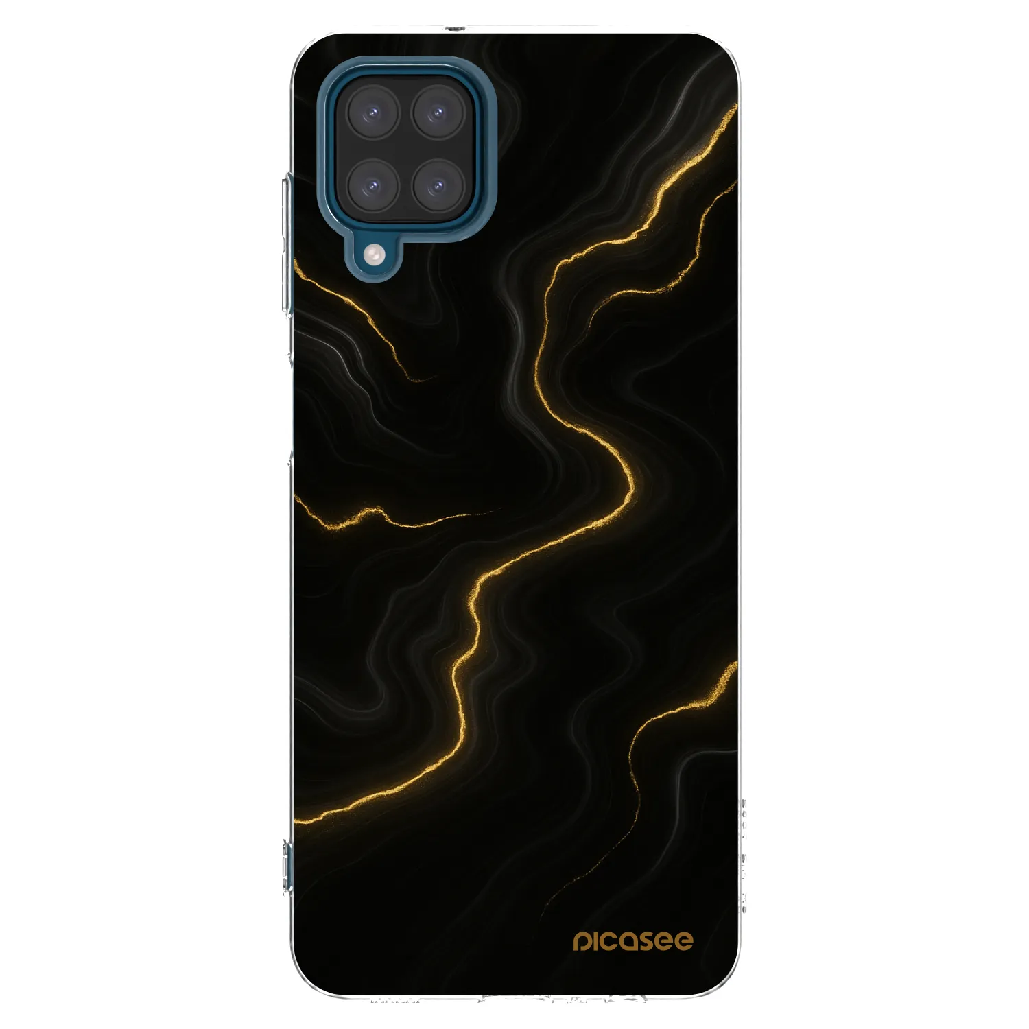 Picasee silikonový průhledný obal pro Samsung Galaxy A12 A125F - Thunder