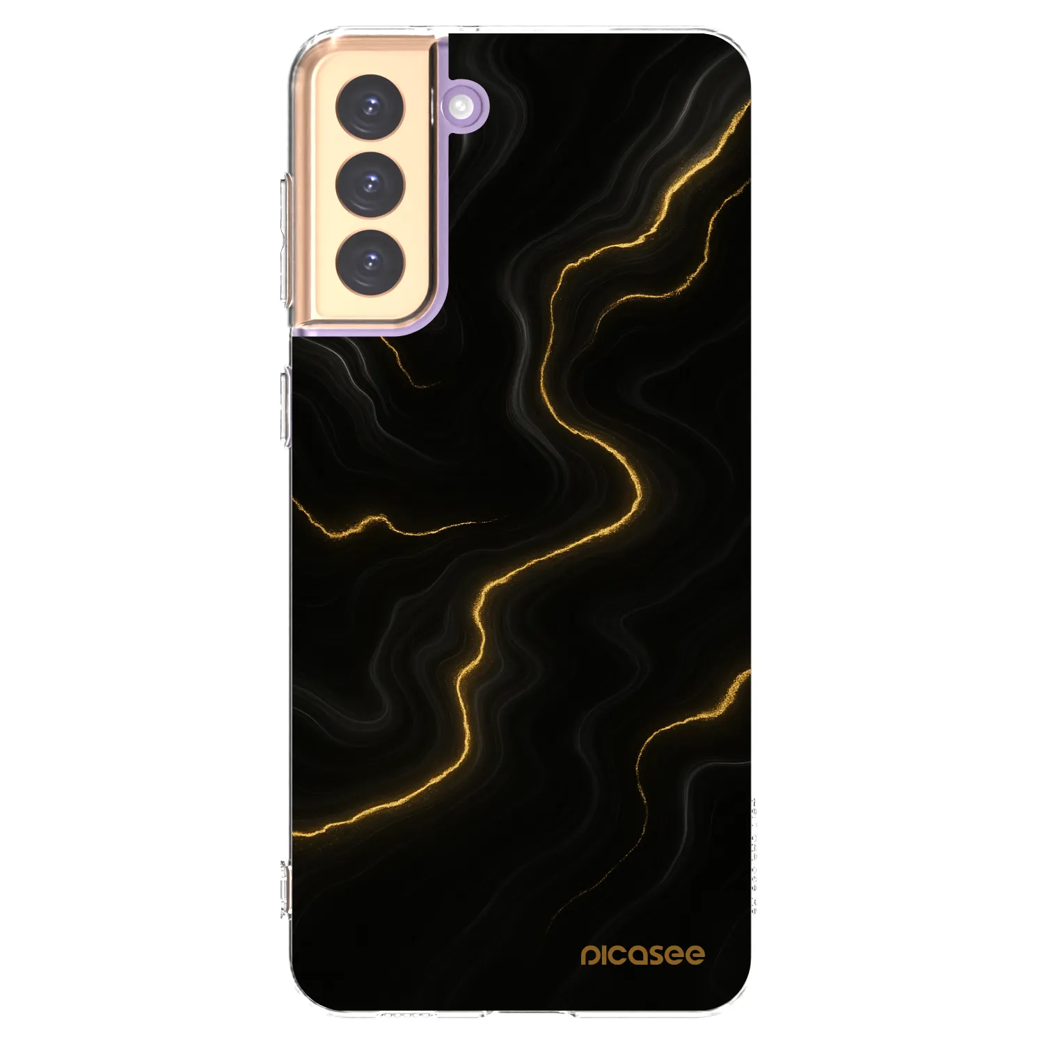 Picasee silikonový průhledný obal pro Samsung Galaxy S21+ 5G G996F - Thunder