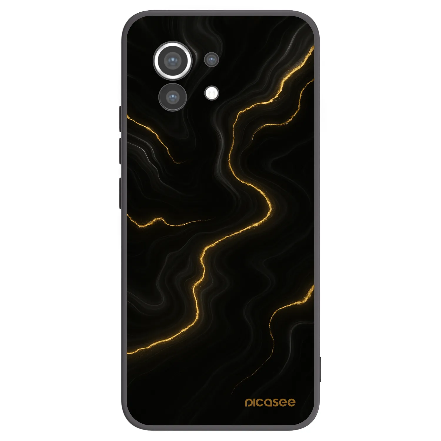 Picasee silikonový černý obal pro Xiaomi Mi 11 - Thunder