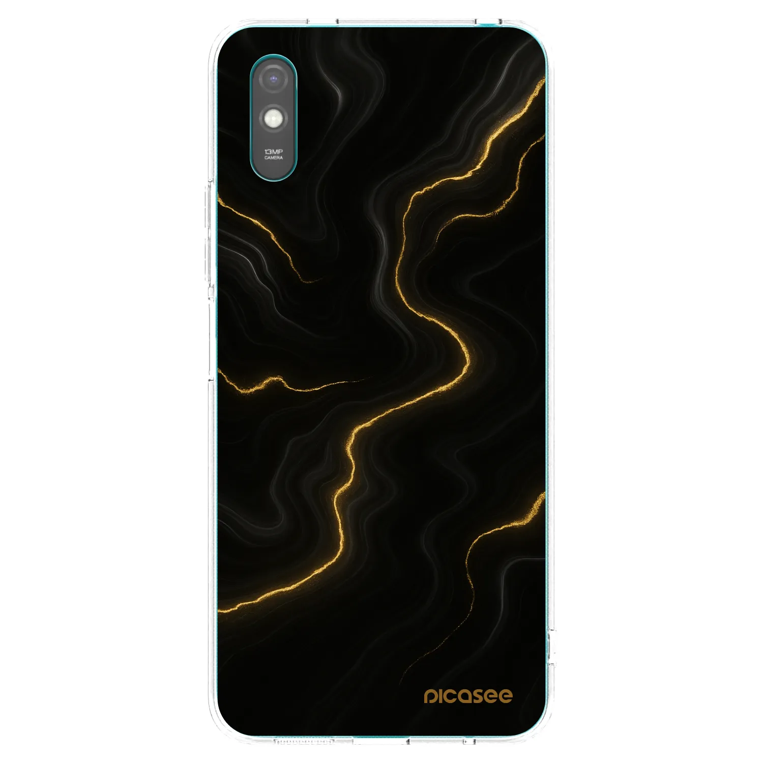 Picasee silikonový průhledný obal pro Xiaomi Redmi 9AT - Thunder