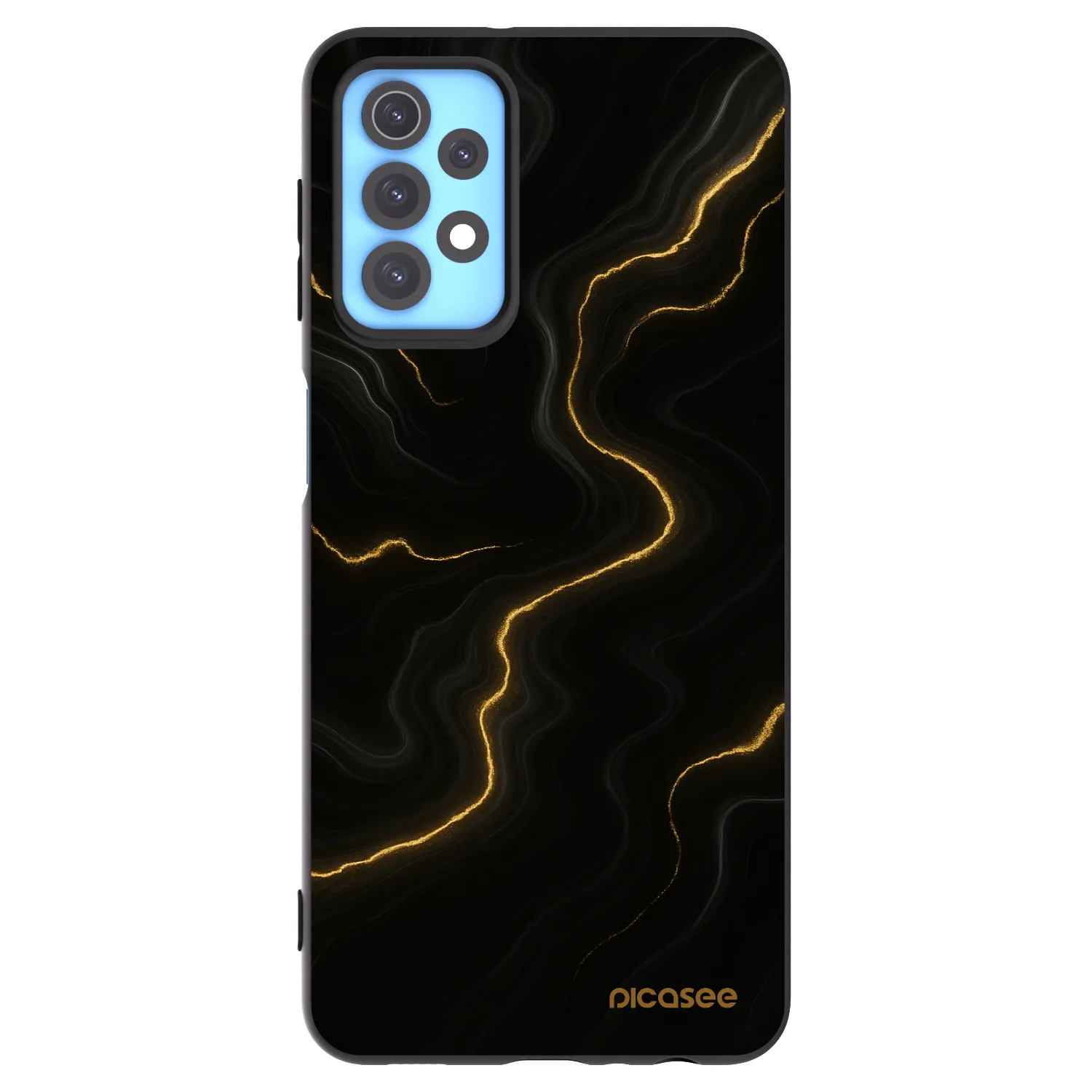 Picasee silikonový černý obal pro Samsung Galaxy A32 4G SM-A325F - Thunder