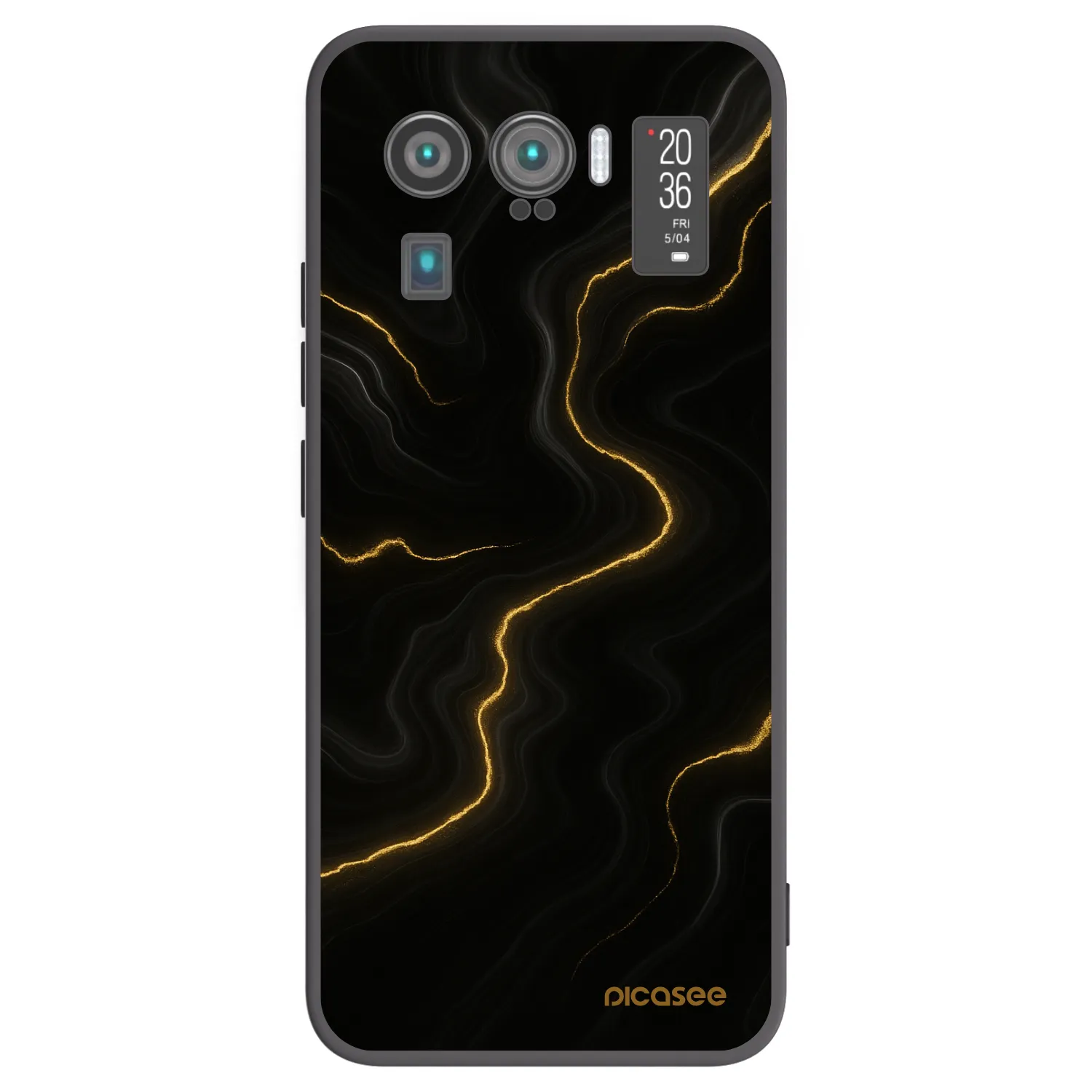 Picasee silikonový černý obal pro Xiaomi Mi 11 Ultra - Thunder
