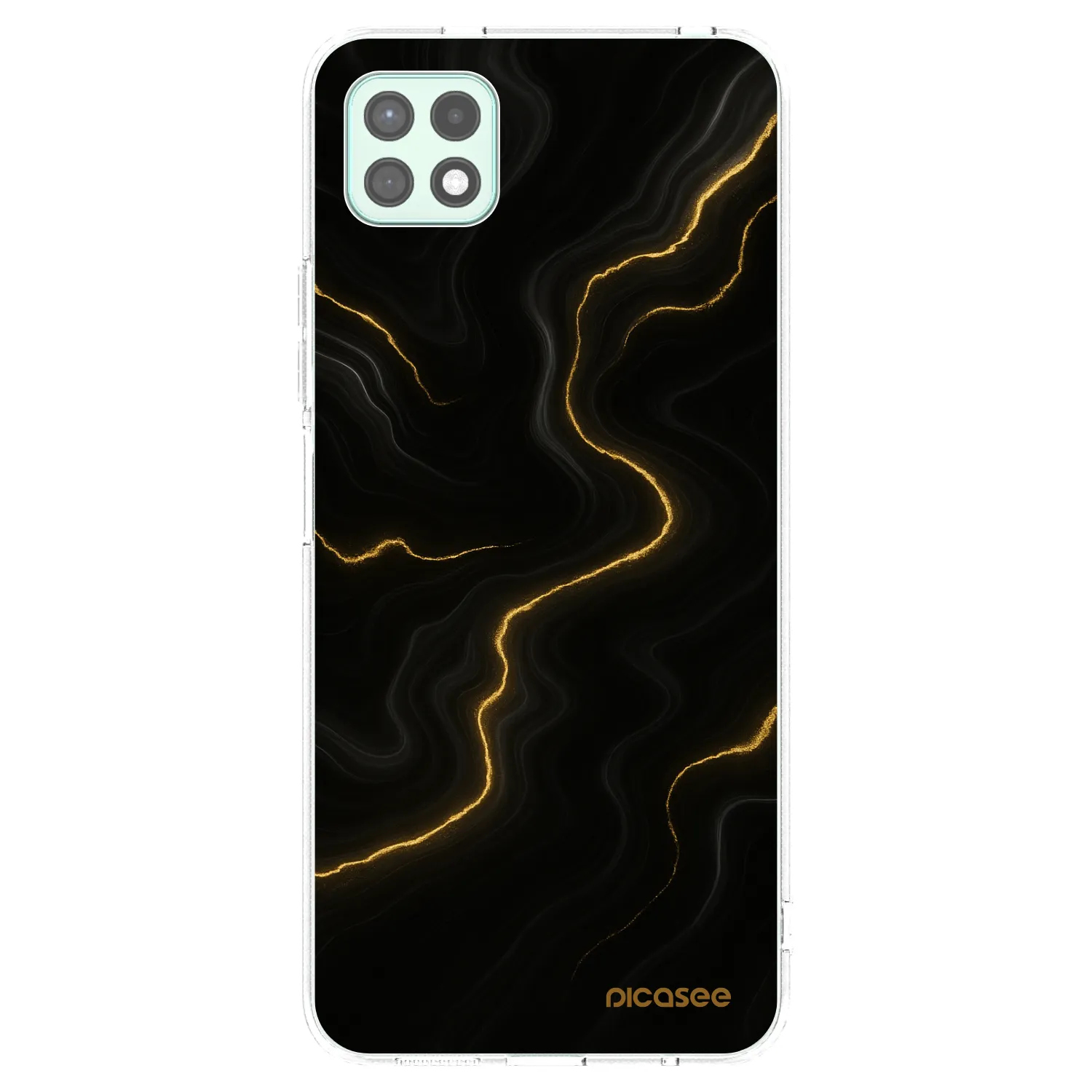 Picasee silikonový průhledný obal pro Samsung Galaxy A22 A226B 5G - Thunder