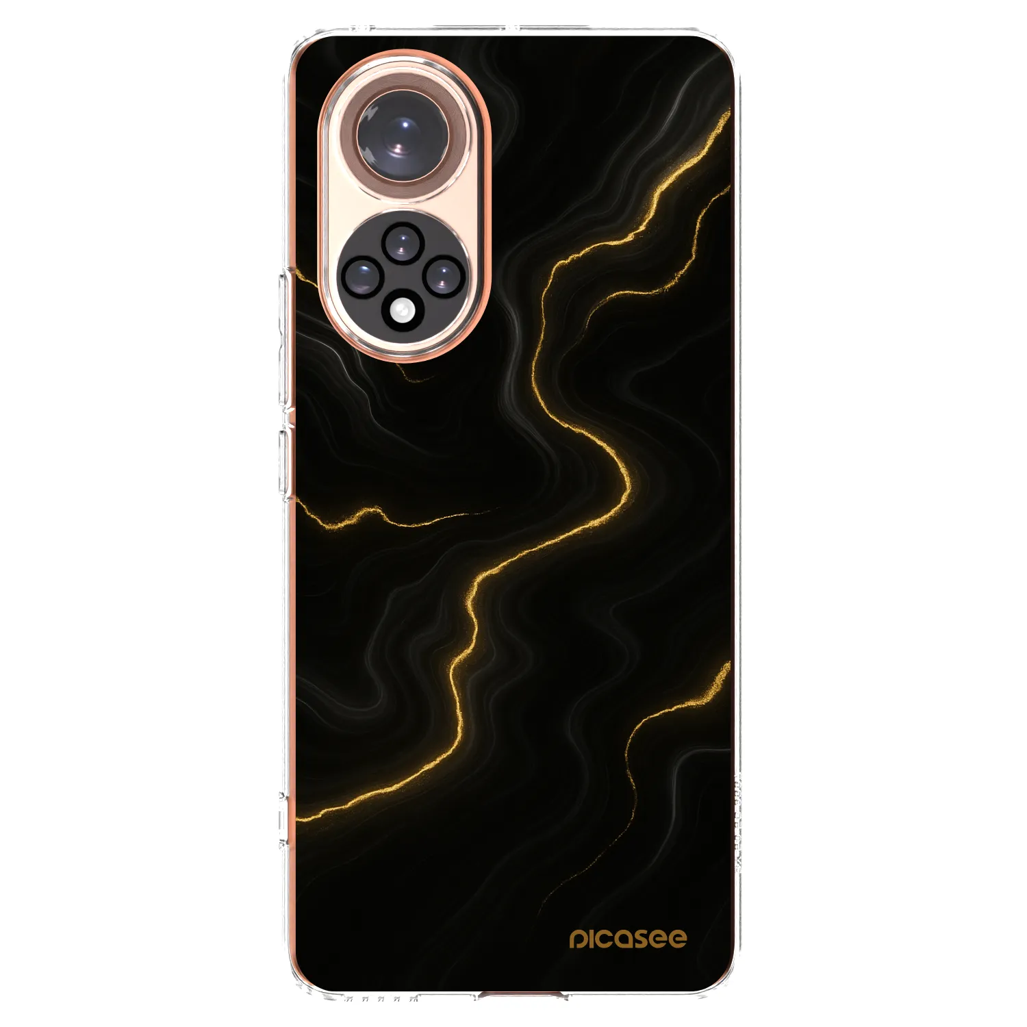Picasee silikonový průhledný obal pro Honor 50 5G - Thunder