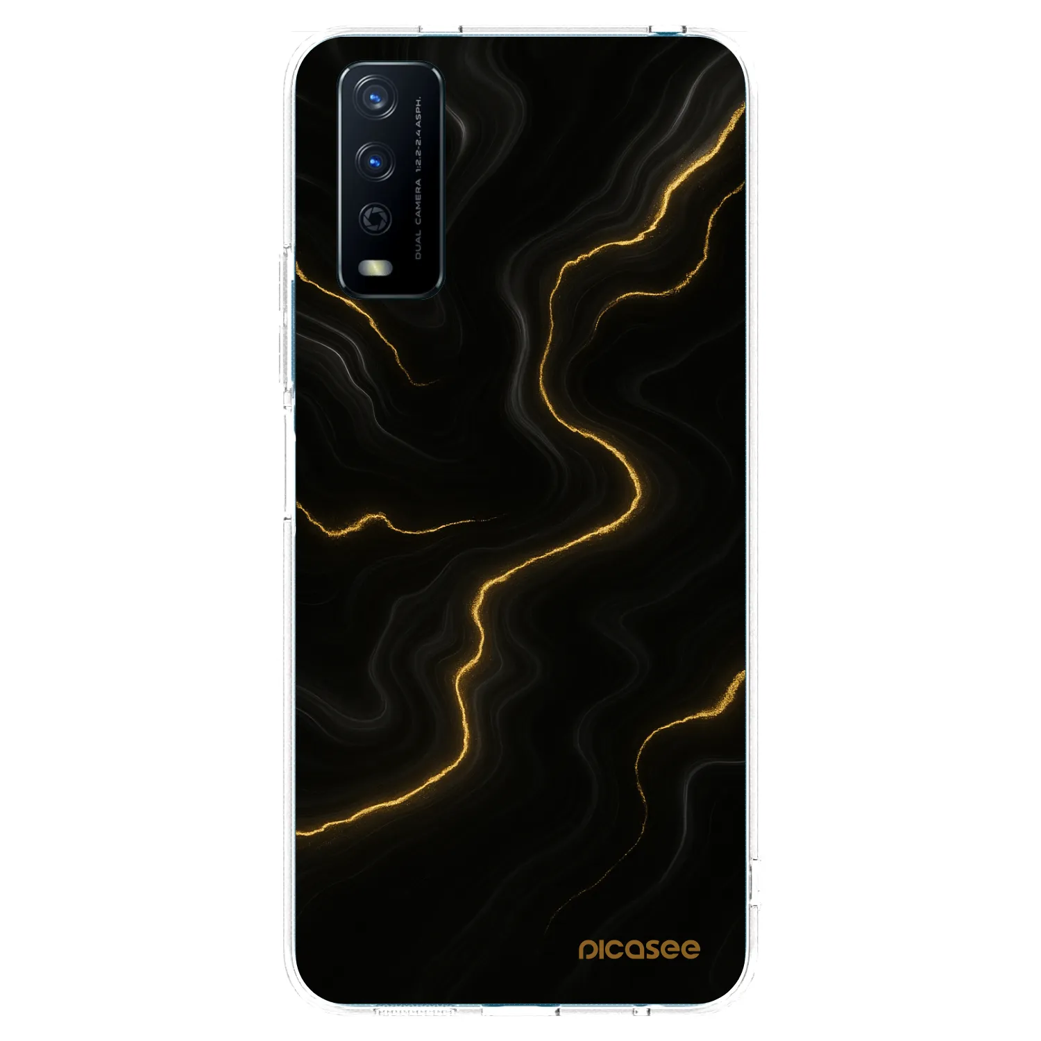 Picasee silikonový průhledný obal pro Vivo Y11s - Thunder