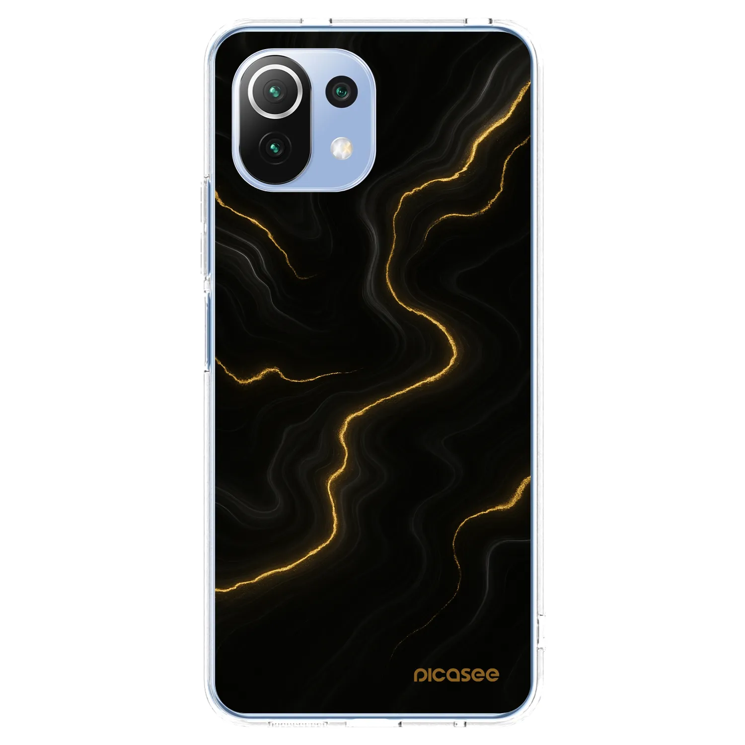 Picasee silikonový průhledný obal pro Xiaomi 11 Lite 5G NE - Thunder