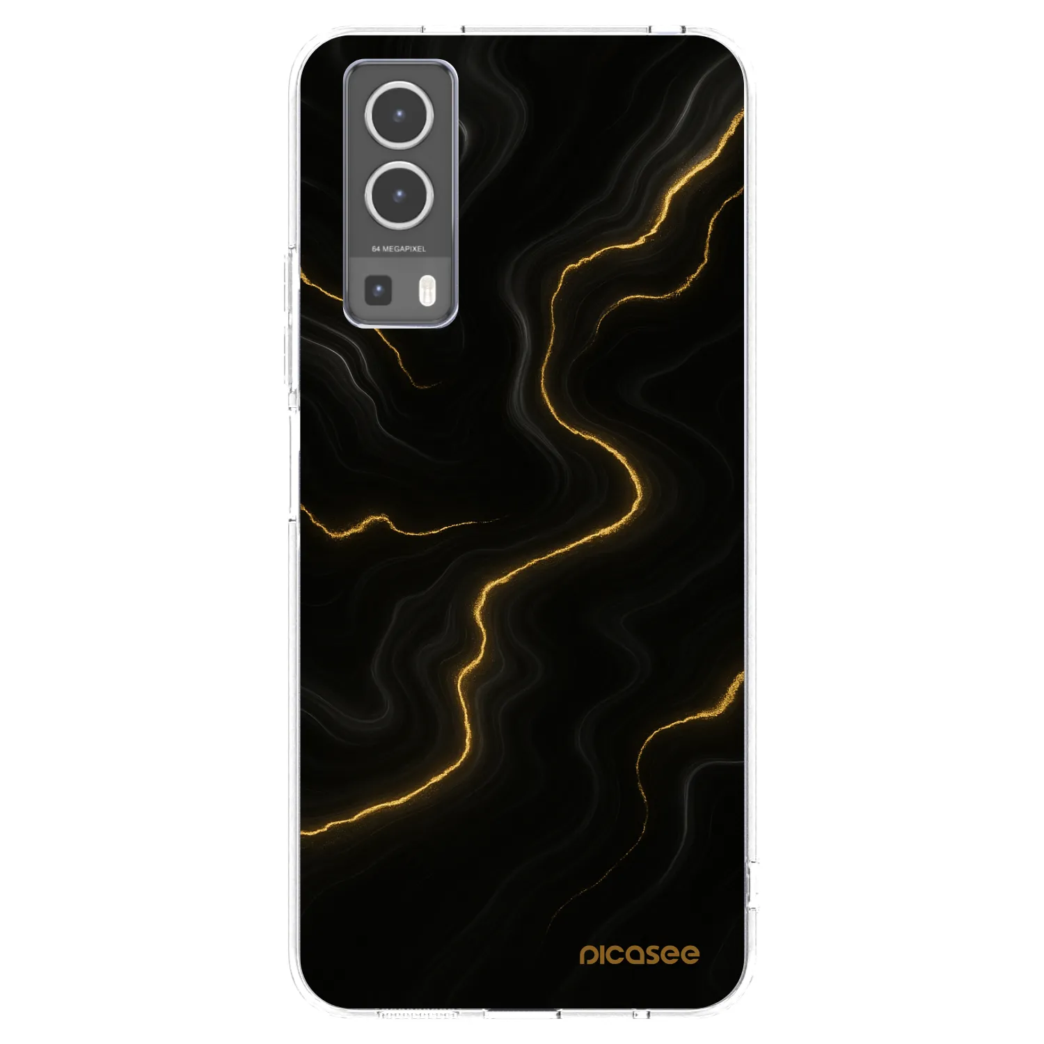 Picasee silikonový průhledný obal pro Vivo Y72 5G - Thunder