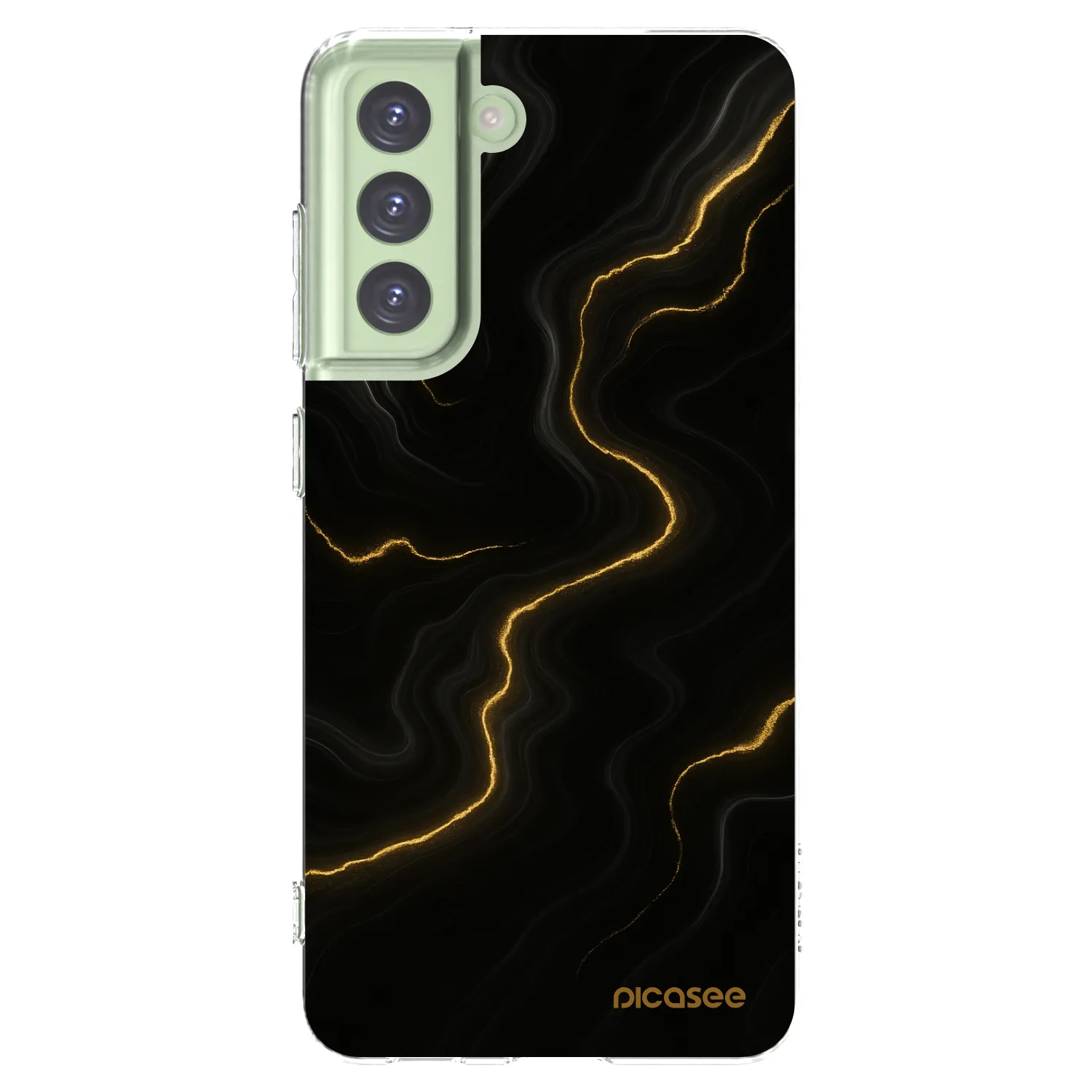 Picasee silikonový průhledný obal pro Samsung Galaxy S21 FE 5G - Thunder