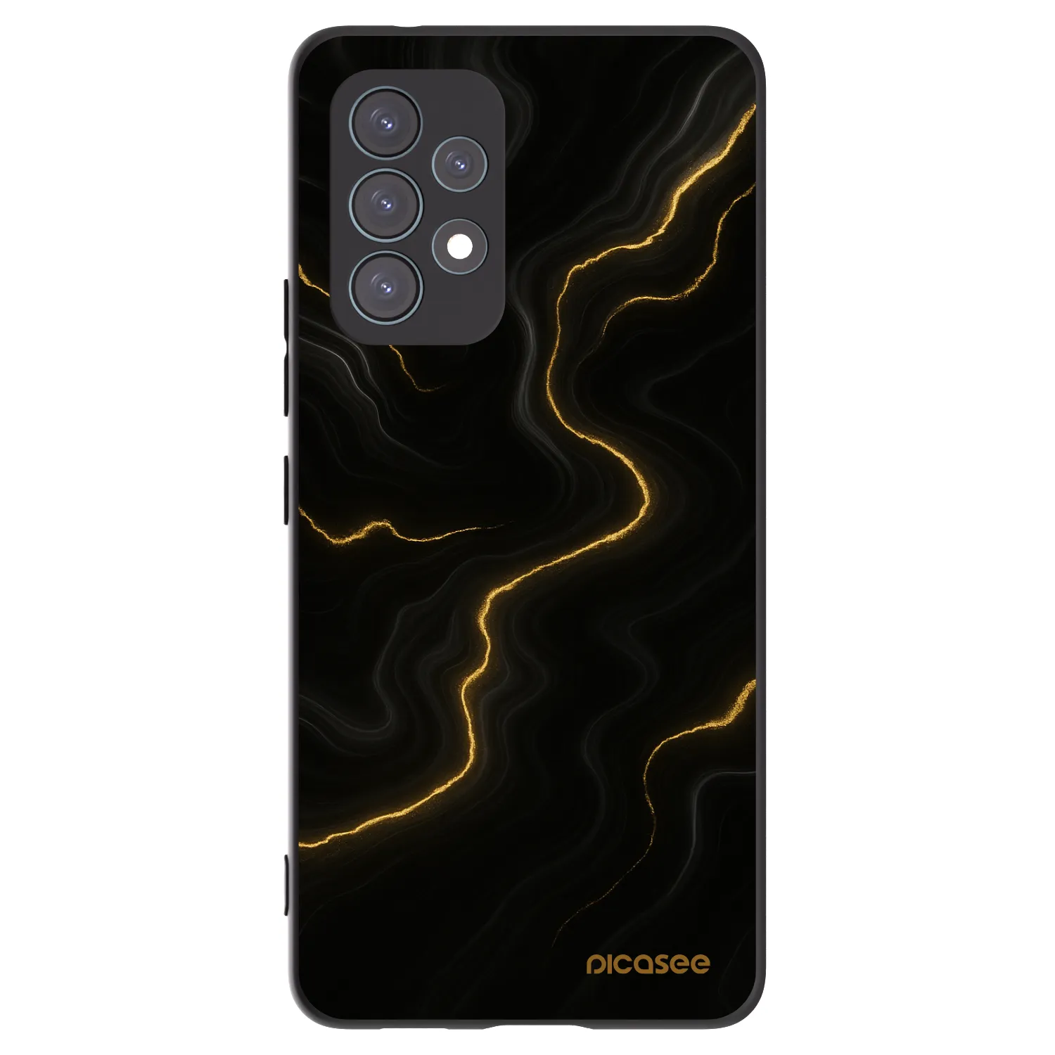 Picasee silikonový černý obal pro Samsung Galaxy A53 5G A536 - Thunder