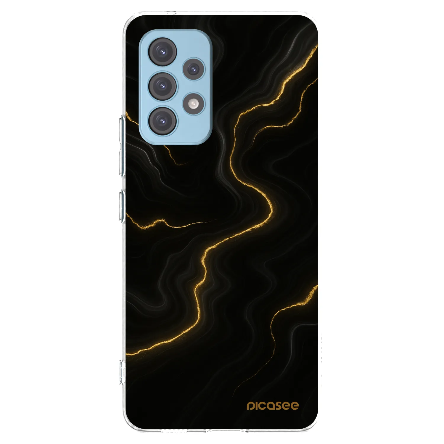 Picasee silikonový průhledný obal pro Samsung Galaxy A53 5G A536 - Thunder