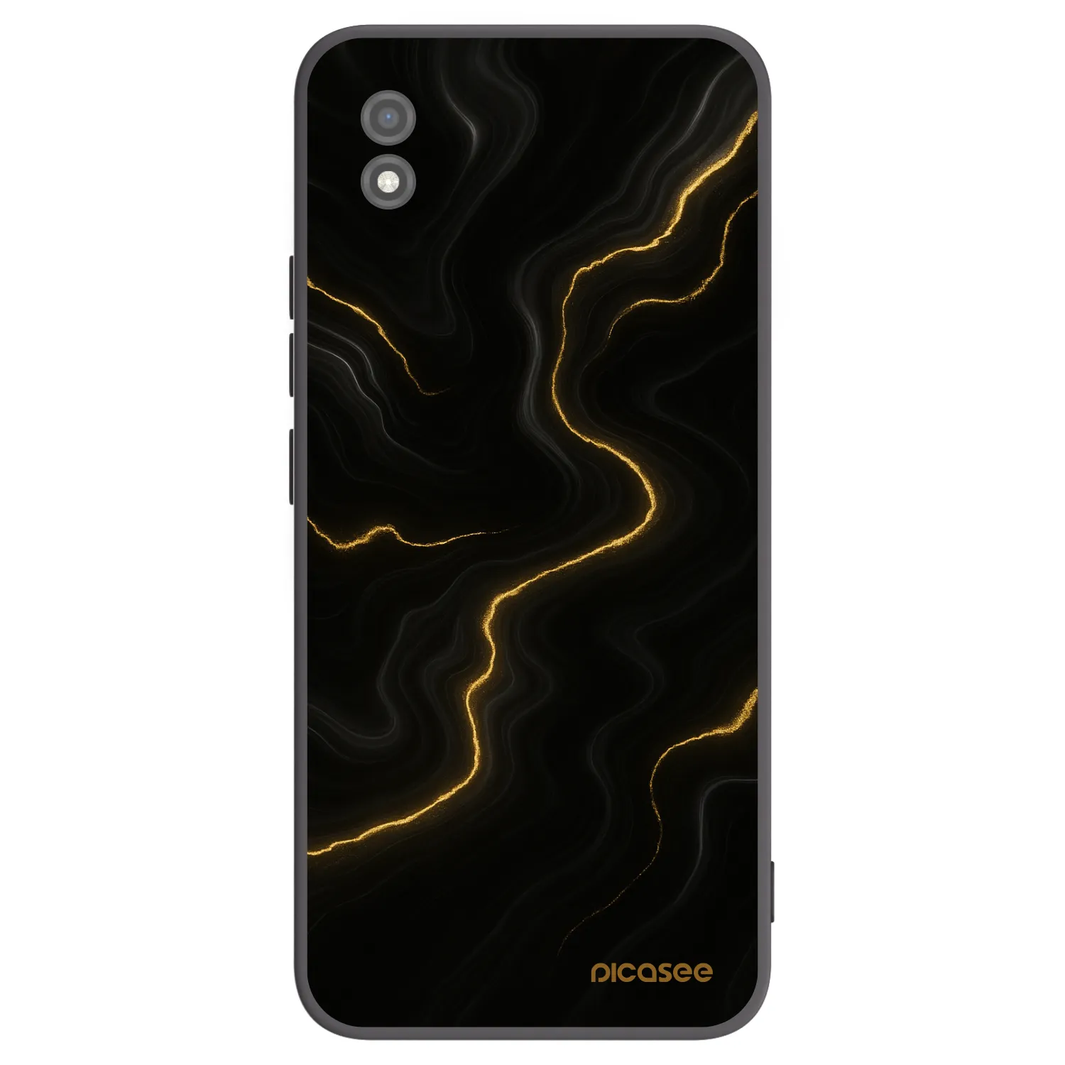 Picasee silikonový černý obal pro Realme C11 (2021) - Thunder