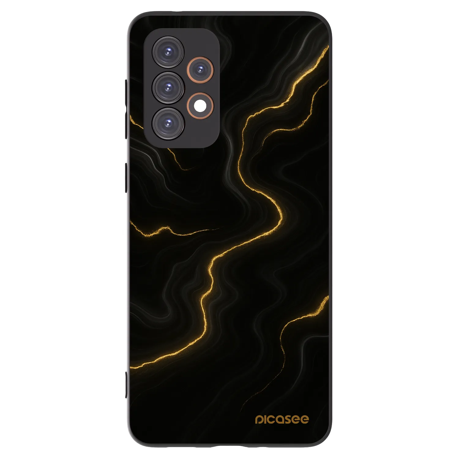 Picasee silikonový černý obal pro Samsung Galaxy A33 5G A336 - Thunder