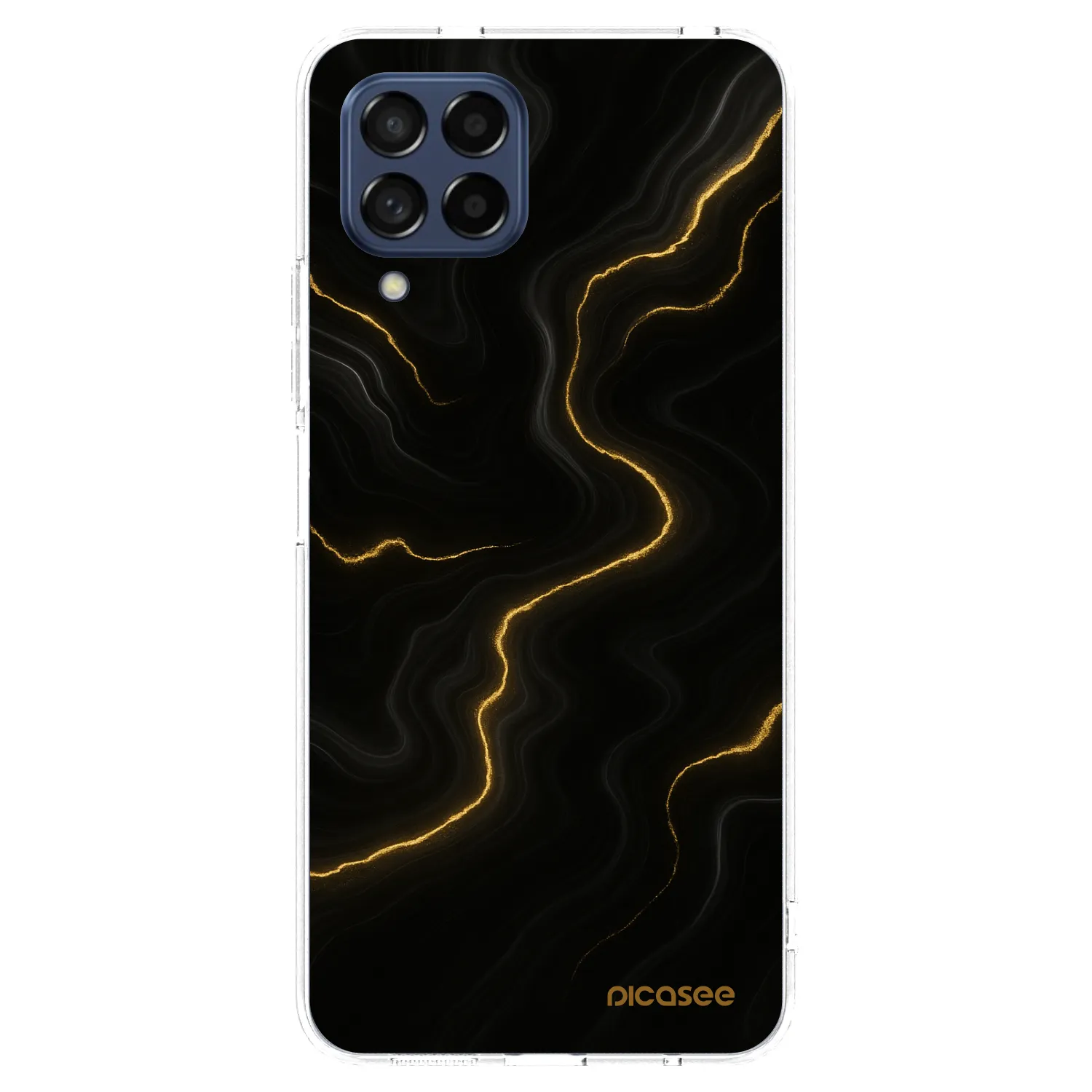 Picasee silikonový průhledný obal pro Samsung Galaxy M53 5G - Thunder