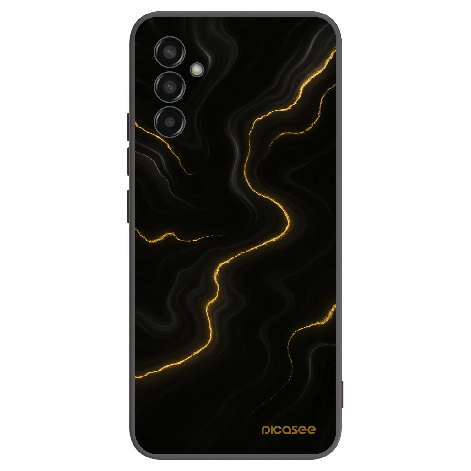 Picasee silikonový černý obal pro Samsung Galaxy M13 M135F - Thunder