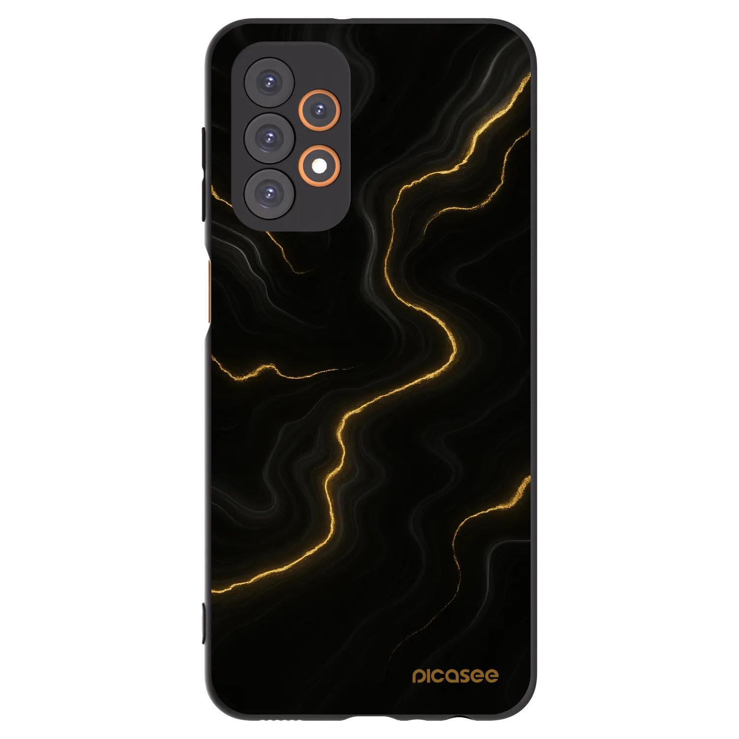 Picasee silikonový černý obal pro Samsung Galaxy A23 A236B 5G - Thunder