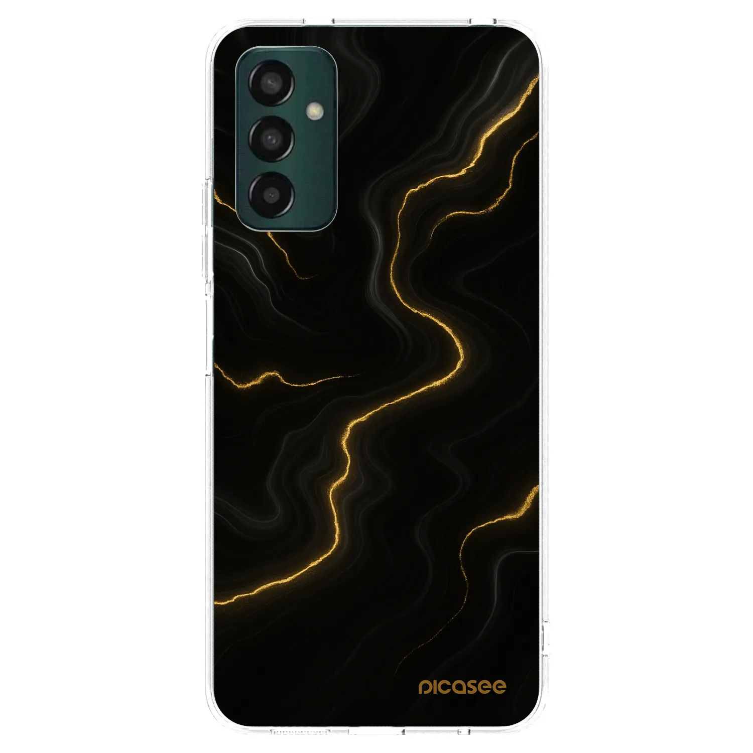 Picasee silikonový průhledný obal pro Samsung Galaxy M23 5G - Thunder