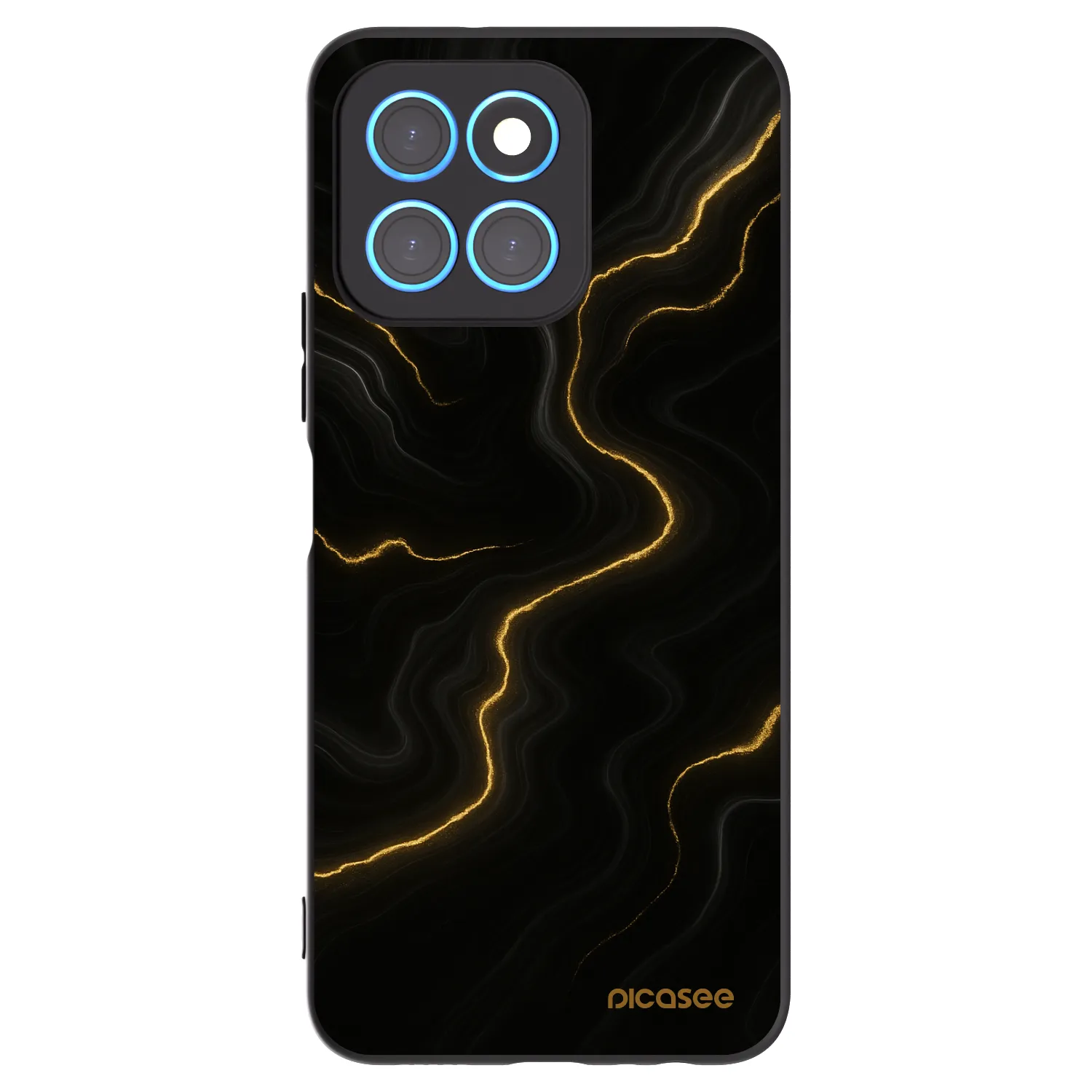 Picasee silikonový černý obal pro Honor X6 - Thunder