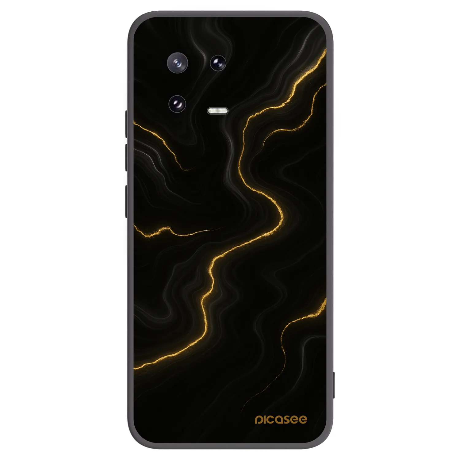 Picasee silikonový černý obal pro Xiaomi 13 Pro - Thunder