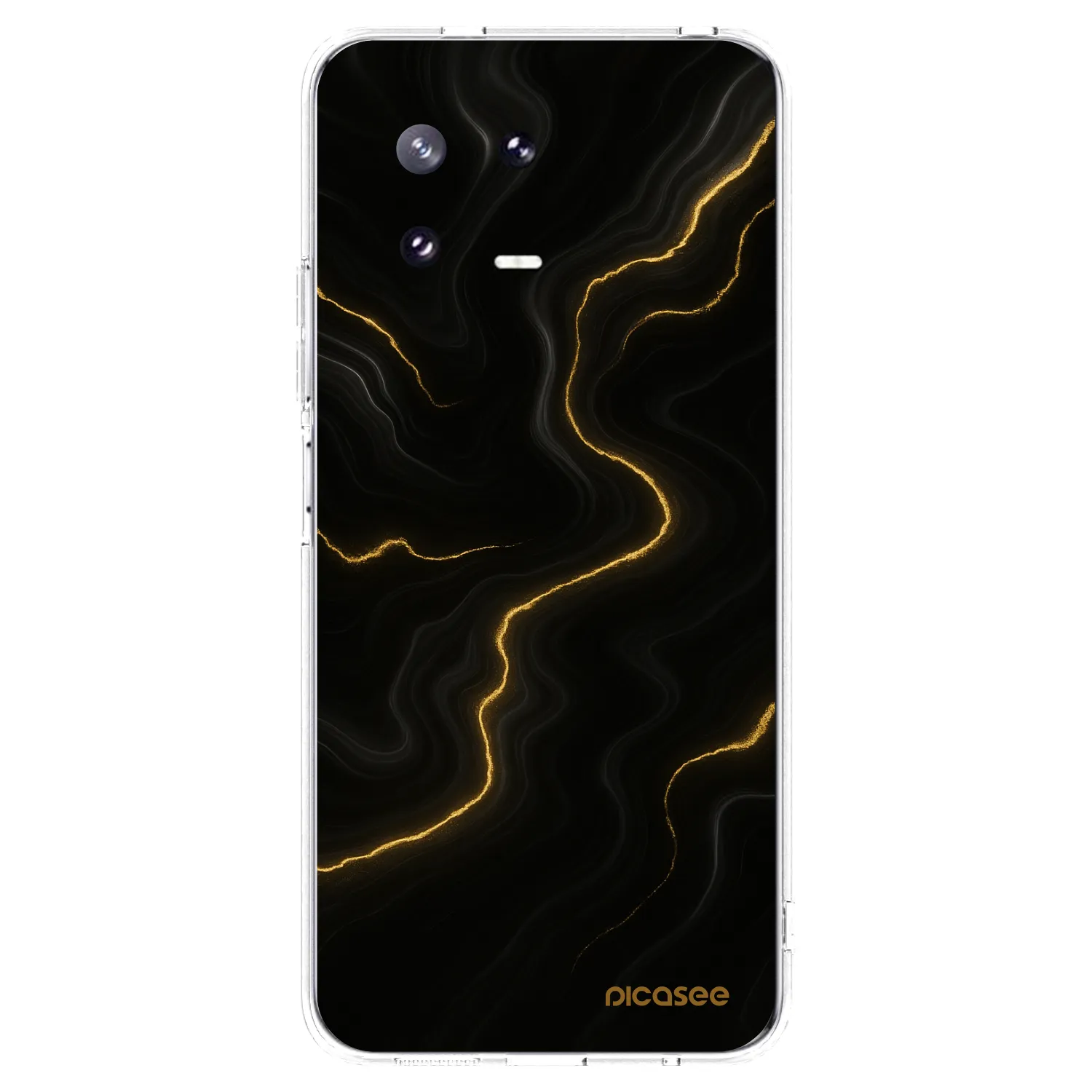 Picasee silikonový průhledný obal pro Xiaomi 13 Pro - Thunder