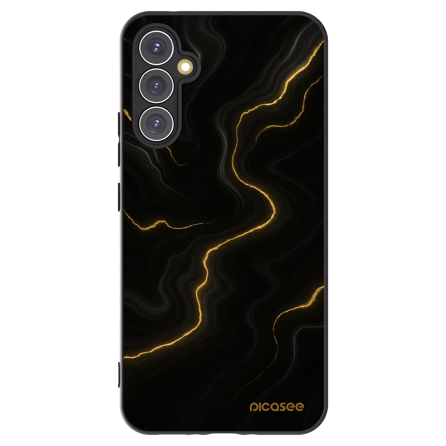 Picasee silikonový černý obal pro Samsung Galaxy A34 5G A346B - Thunder