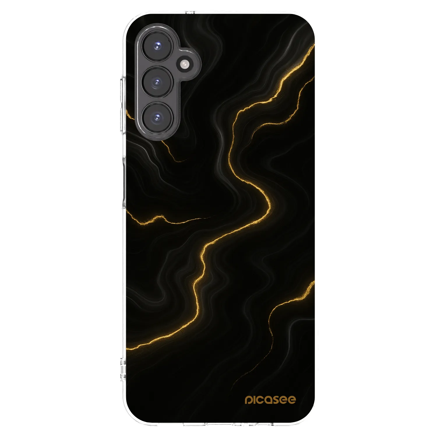 Picasee silikonový průhledný obal pro Samsung Galaxy A14 4G A145R - Thunder