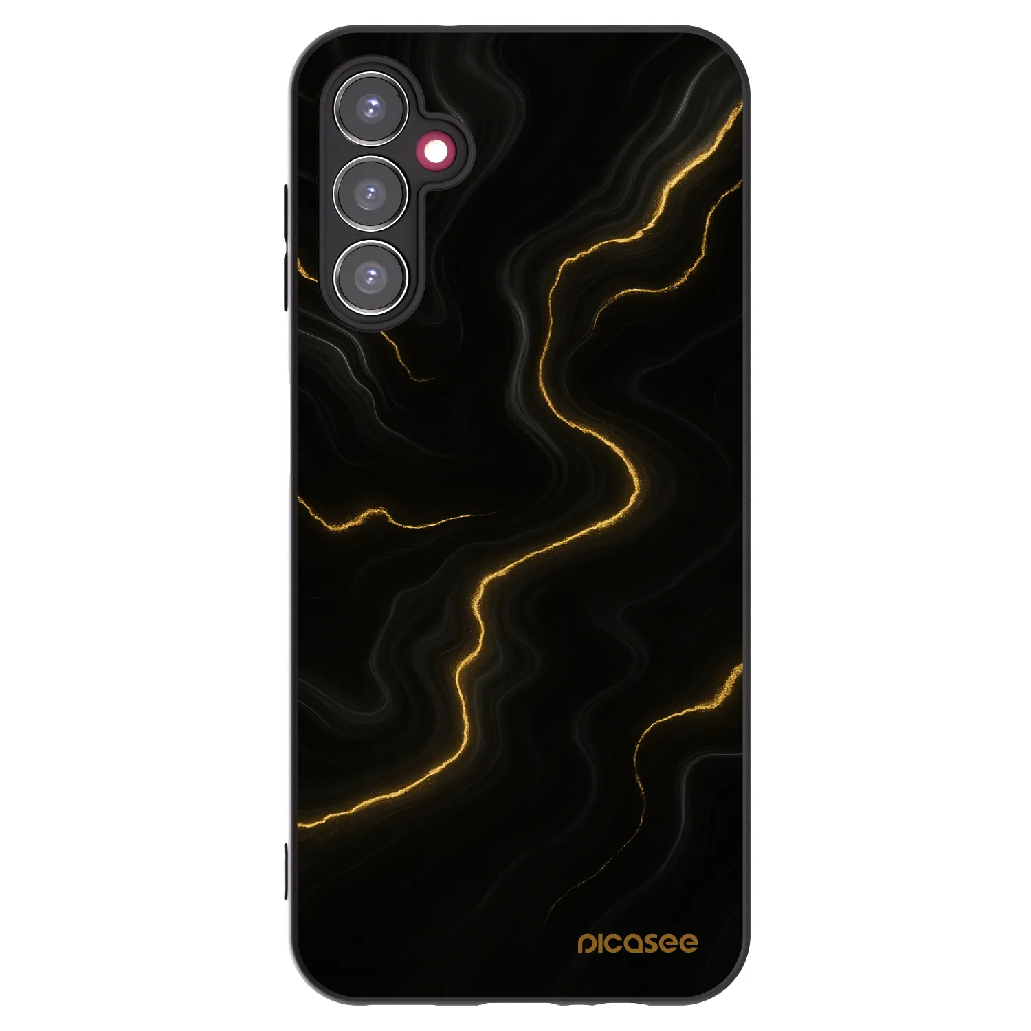 Picasee silikonový černý obal pro Samsung Galaxy A14 5G A146P - Thunder