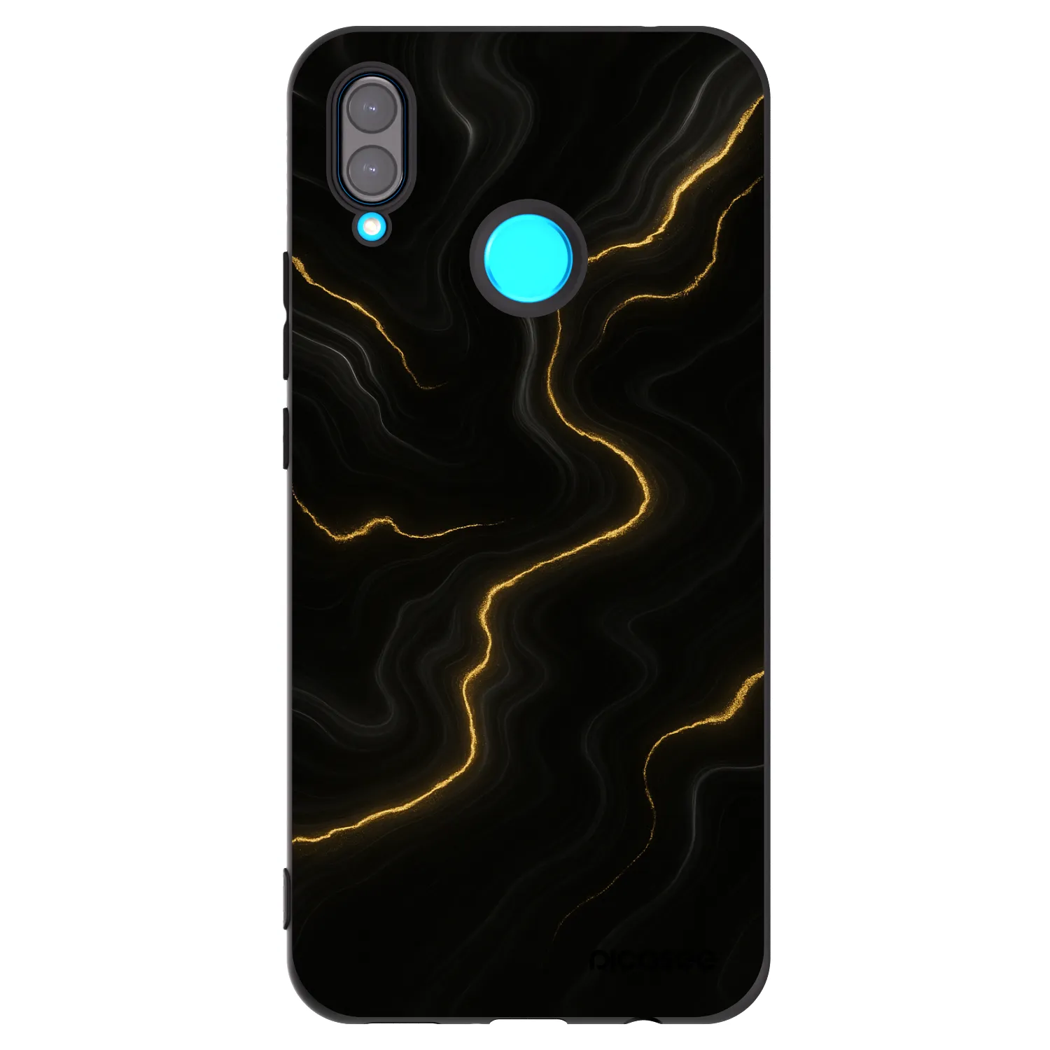 Picasee silikonový černý obal pro Huawei Nova 3i - Thunder