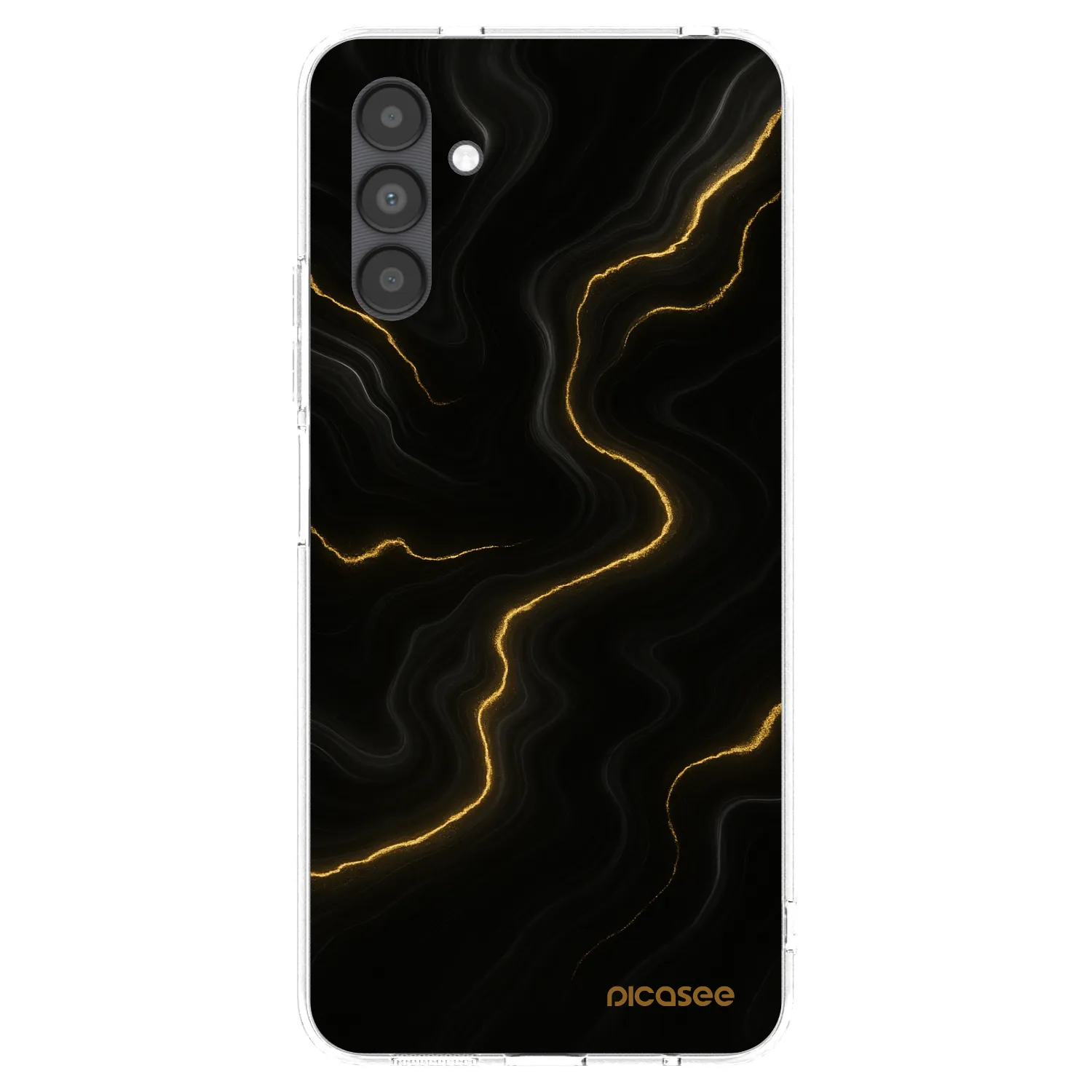 Picasee silikonový průhledný obal pro Samsung Galaxy A04s A047F - Thunder