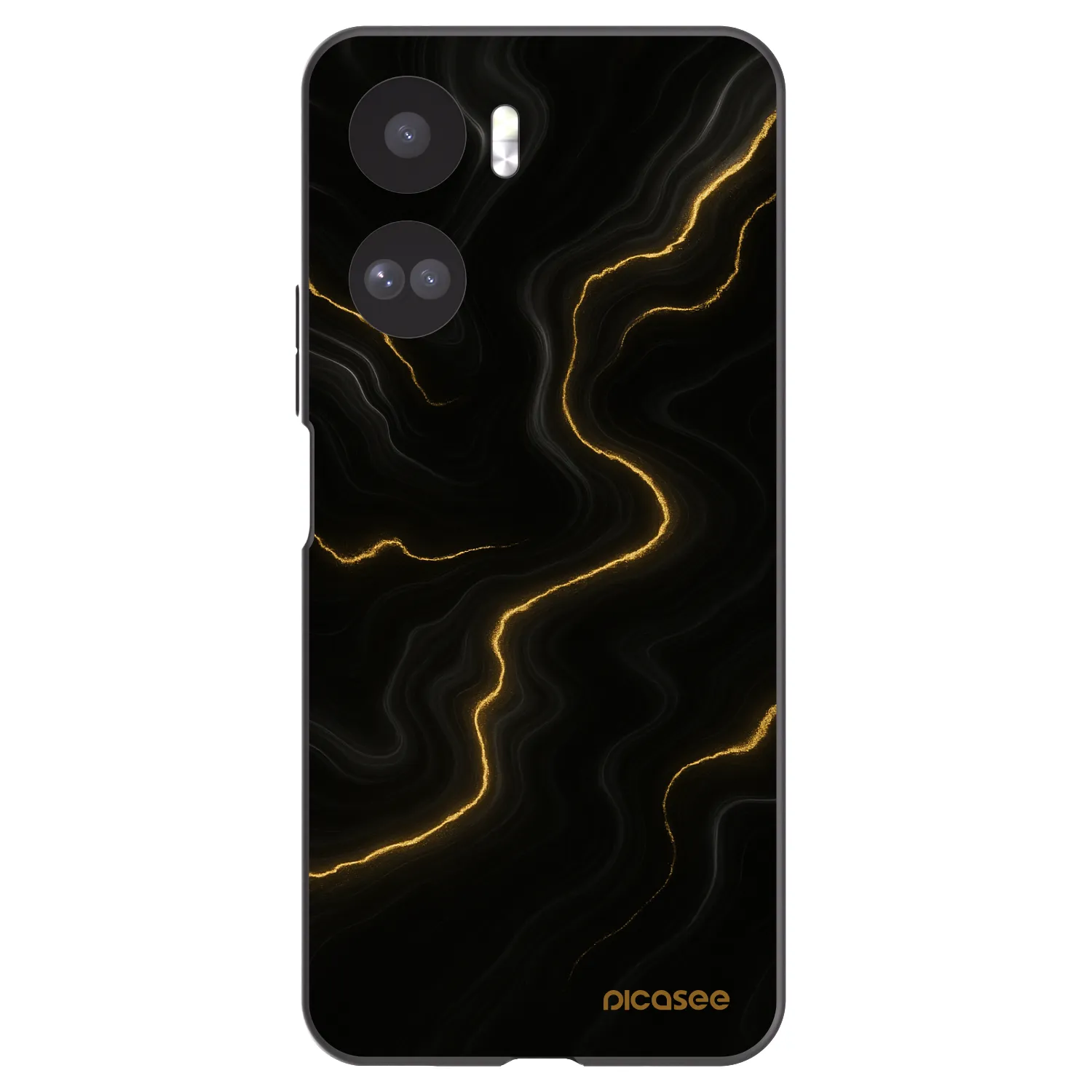 Picasee silikonový černý obal pro Honor 90 Lite 5G - Thunder