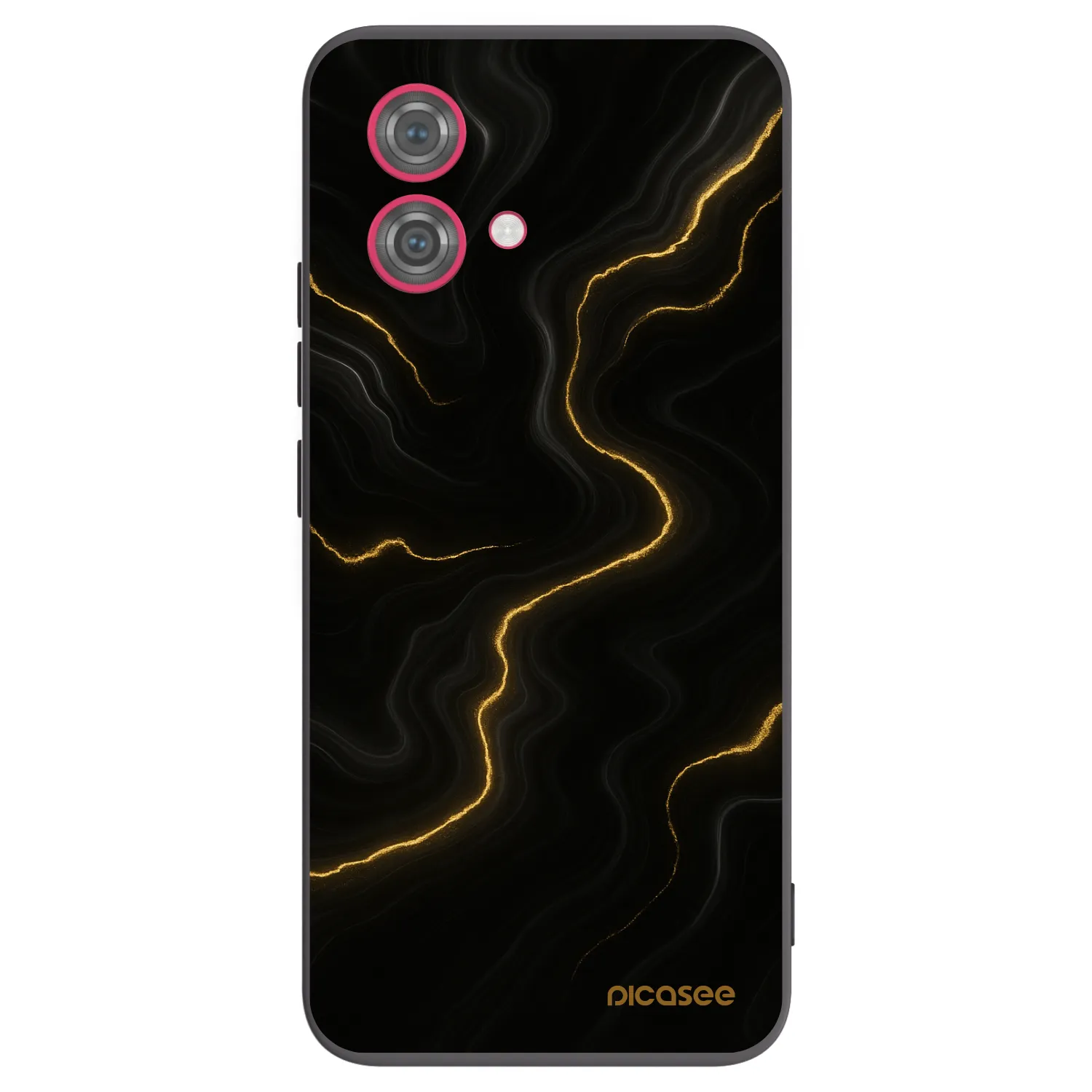 Picasee silikonový černý obal pro Motorola Moto G84 5G - Thunder