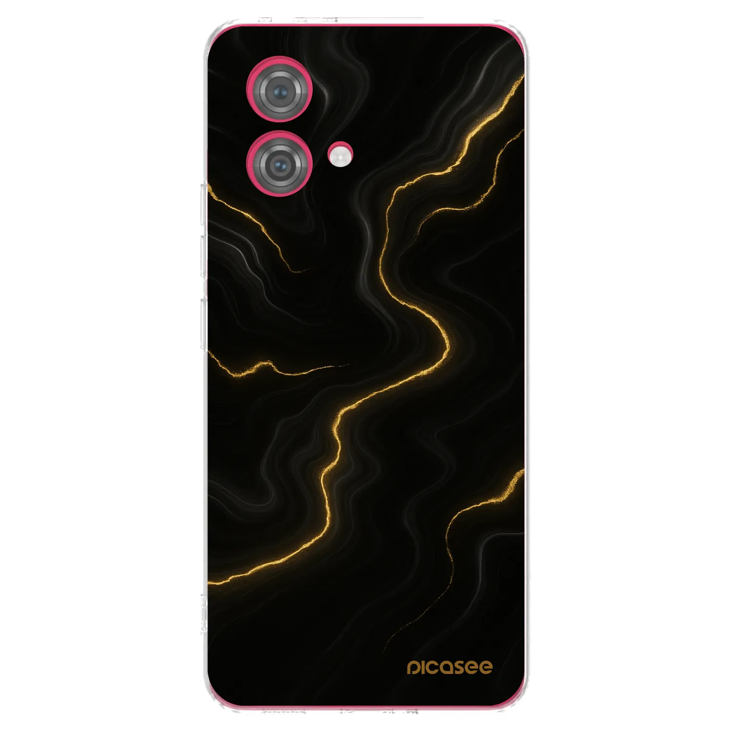 Picasee silikonový průhledný obal pro Motorola Moto G84 5G - Thunder