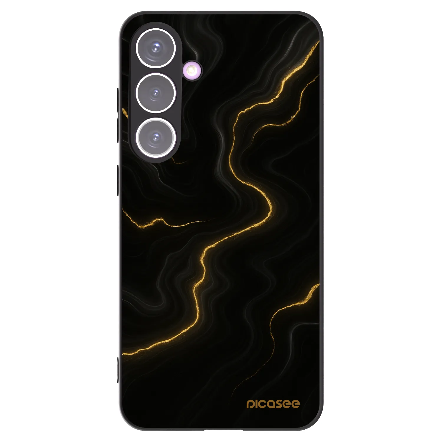 Picasee silikonový černý obal pro Samsung Galaxy S24+ S926B 5G - Thunder