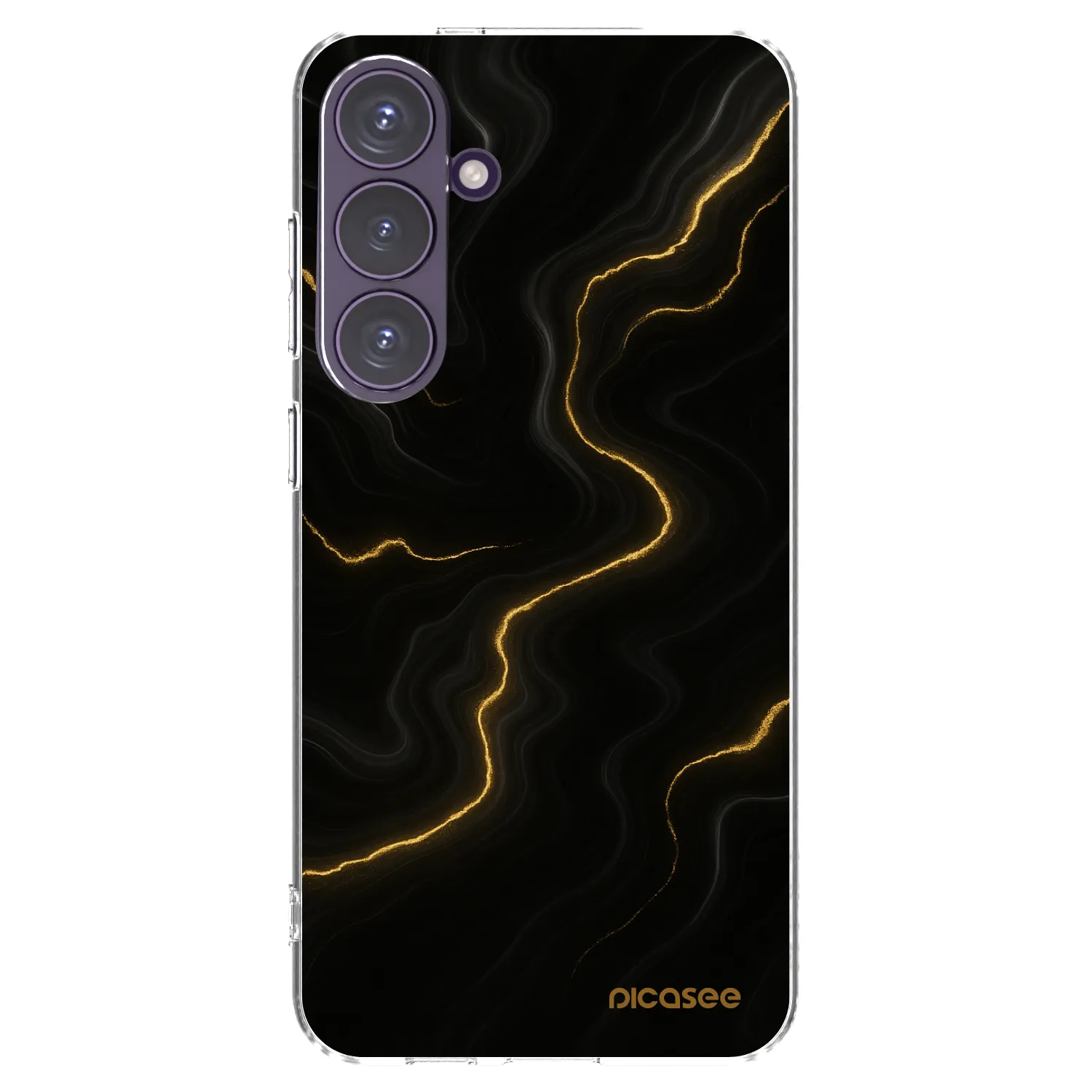 Picasee silikonový průhledný obal pro Samsung Galaxy S24+ S926B 5G - Thunder