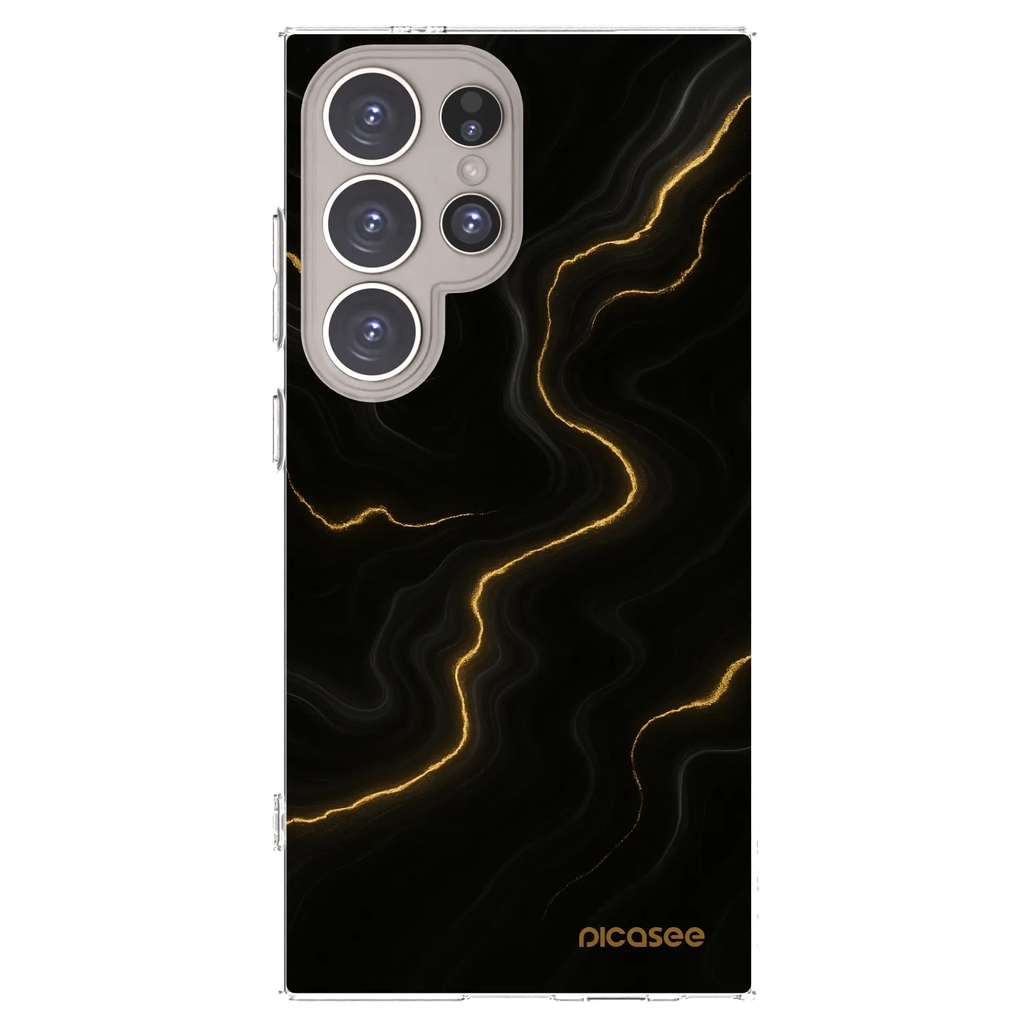 Picasee silikonový průhledný obal pro Samsung Galaxy S24 Ultra S928B 5G - Thunder