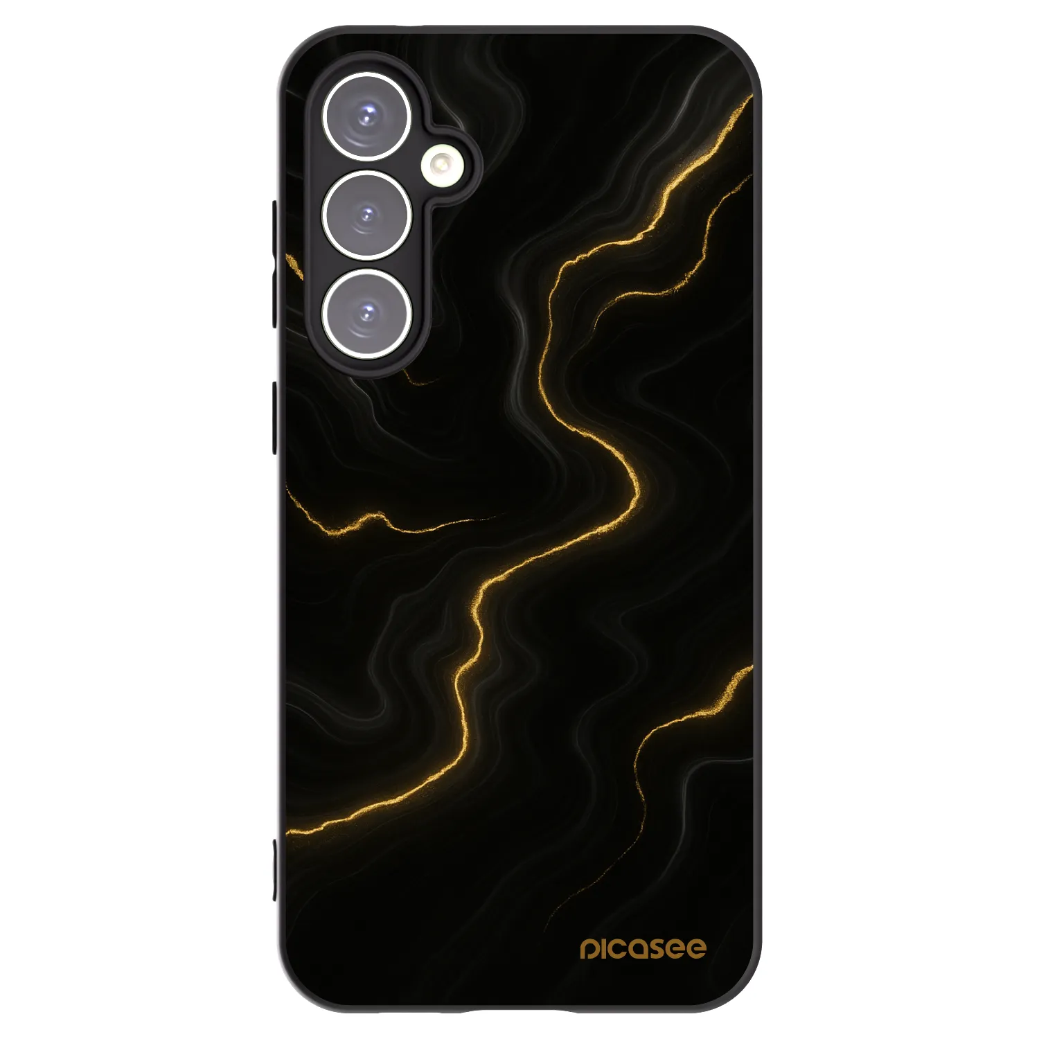 Picasee silikonový černý obal pro Samsung Galaxy S23 FE S711B - Thunder