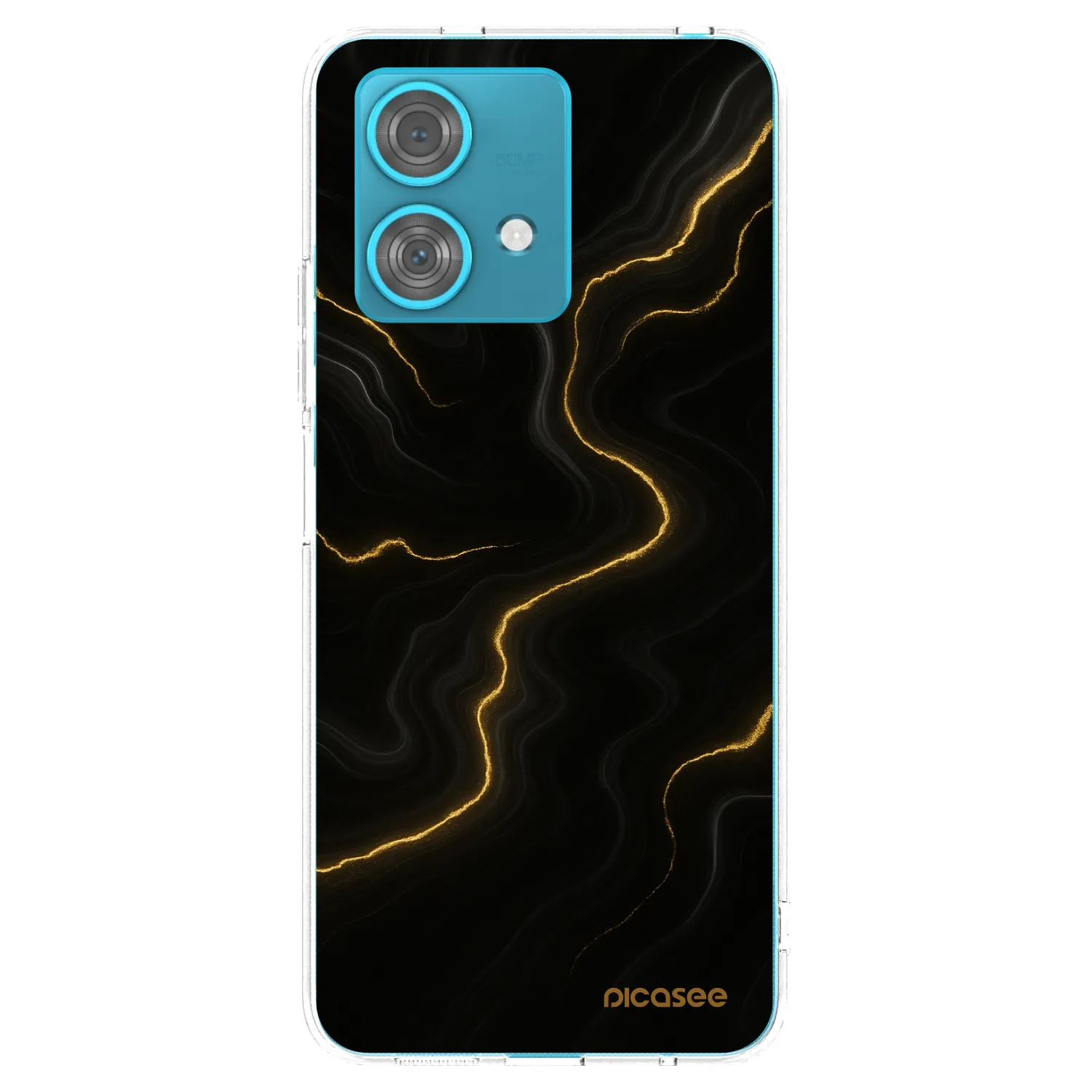 Picasee silikonový průhledný obal pro Motorola Edge 40 Neo - Thunder