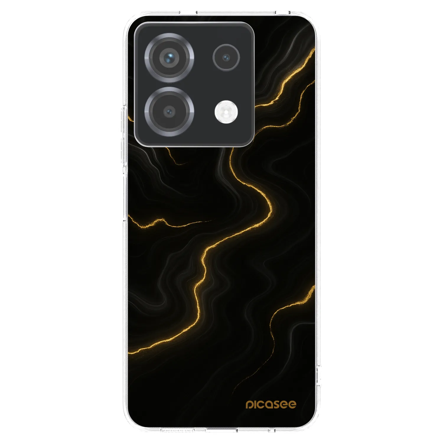 Picasee silikonový průhledný obal pro Xiaomi Poco X6 - Thunder