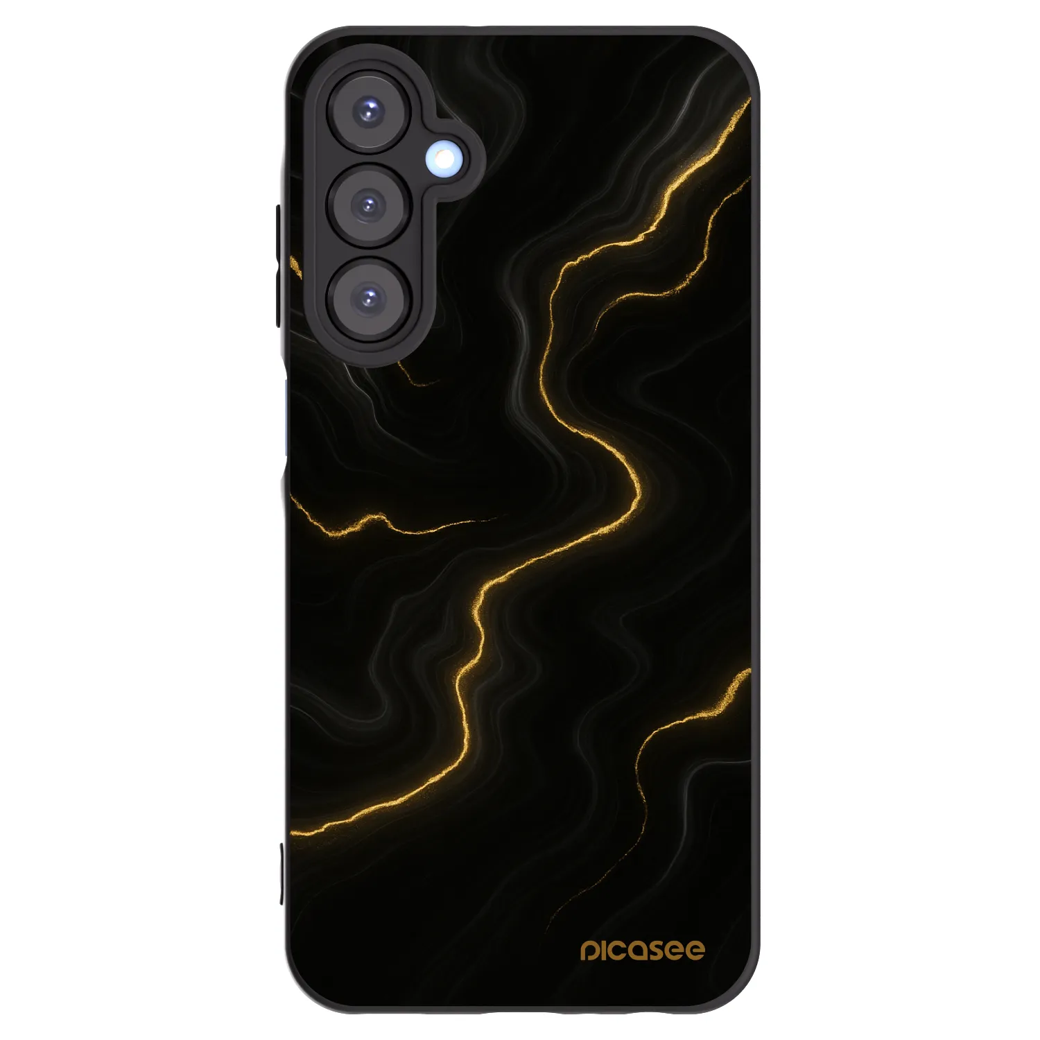 Picasee silikonový černý obal pro Samsung Galaxy A25 A256B 5G - Thunder