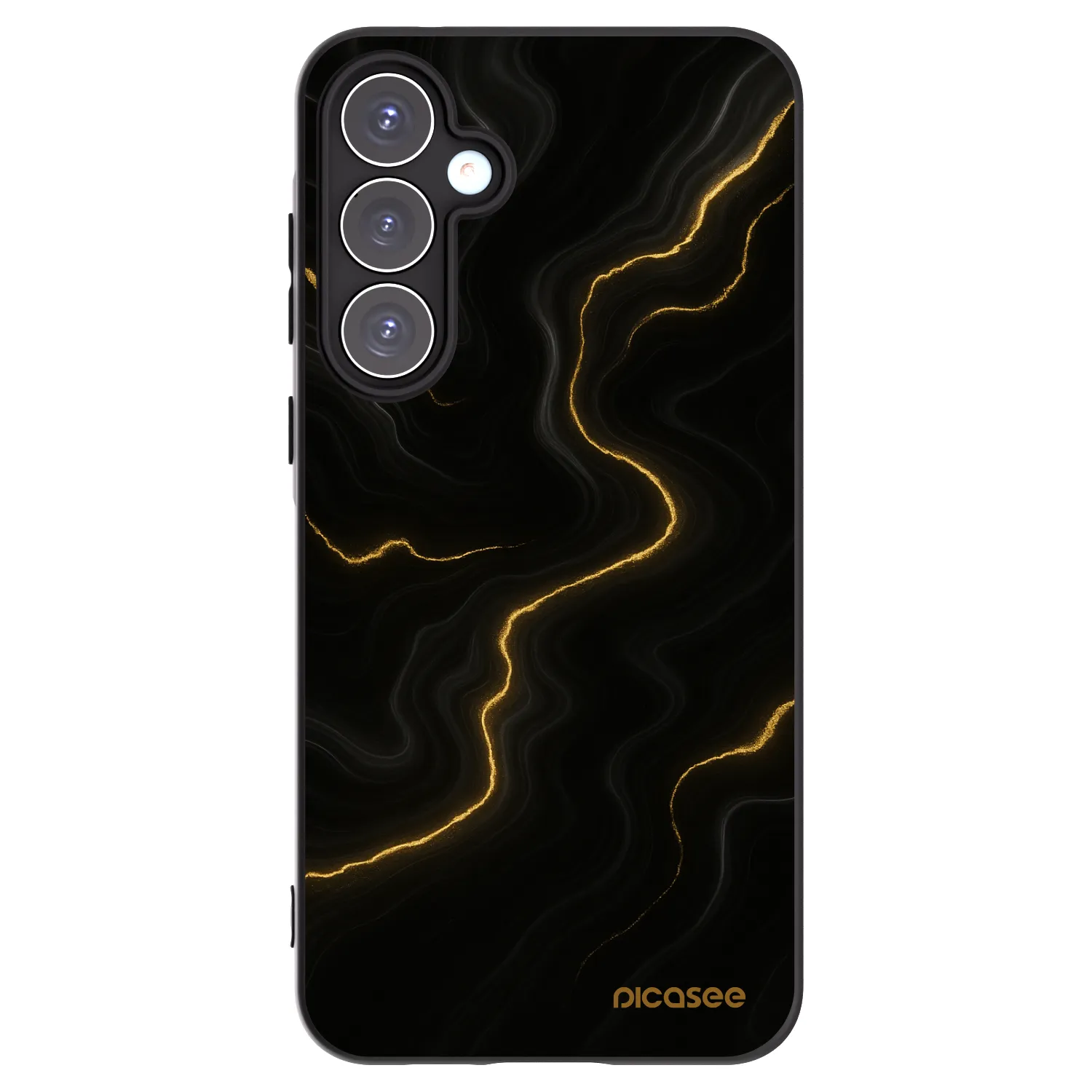 Picasee silikonový černý obal pro Samsung Galaxy A55 5G A556B - Thunder