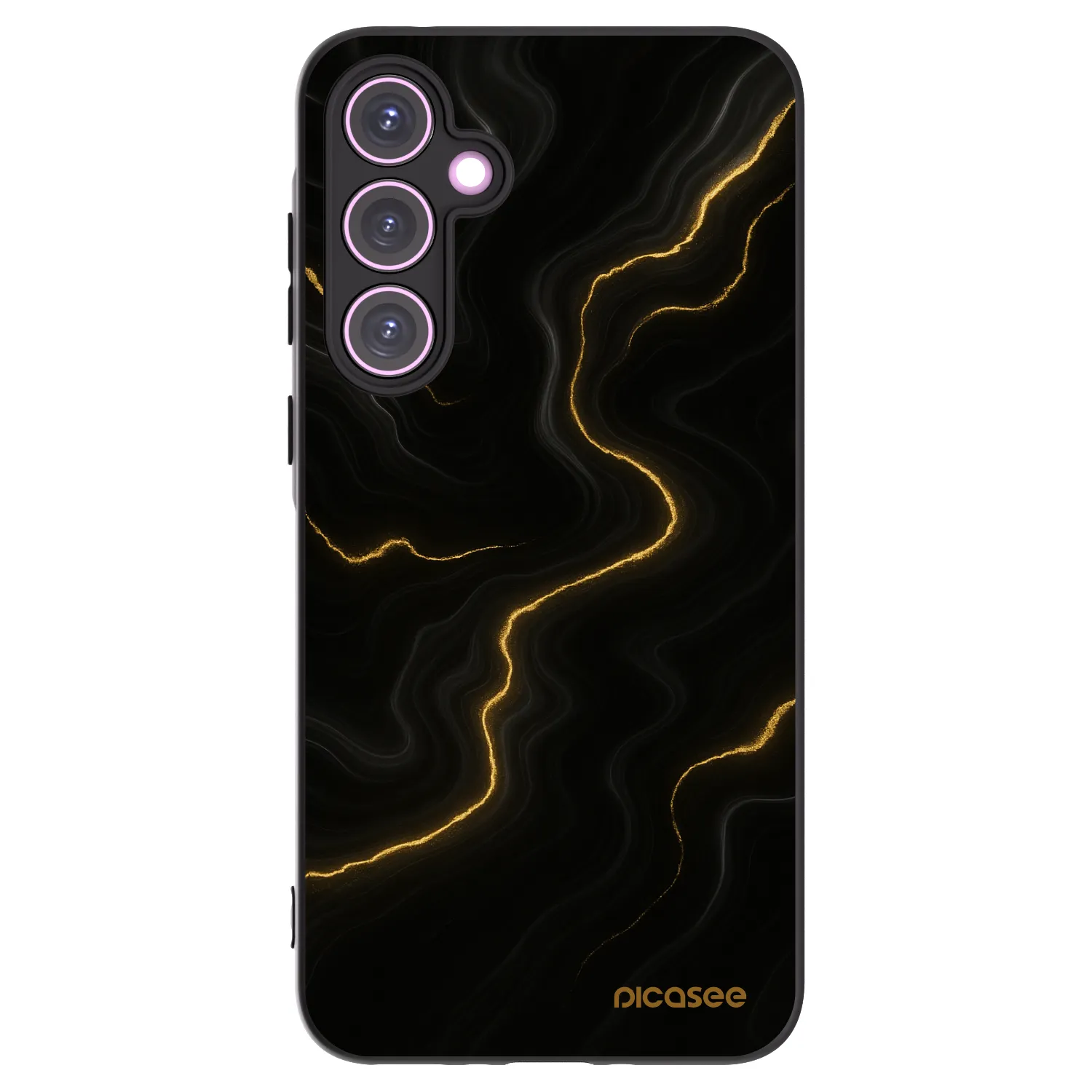 Picasee silikonový černý obal pro Samsung Galaxy A35 5G A356B - Thunder