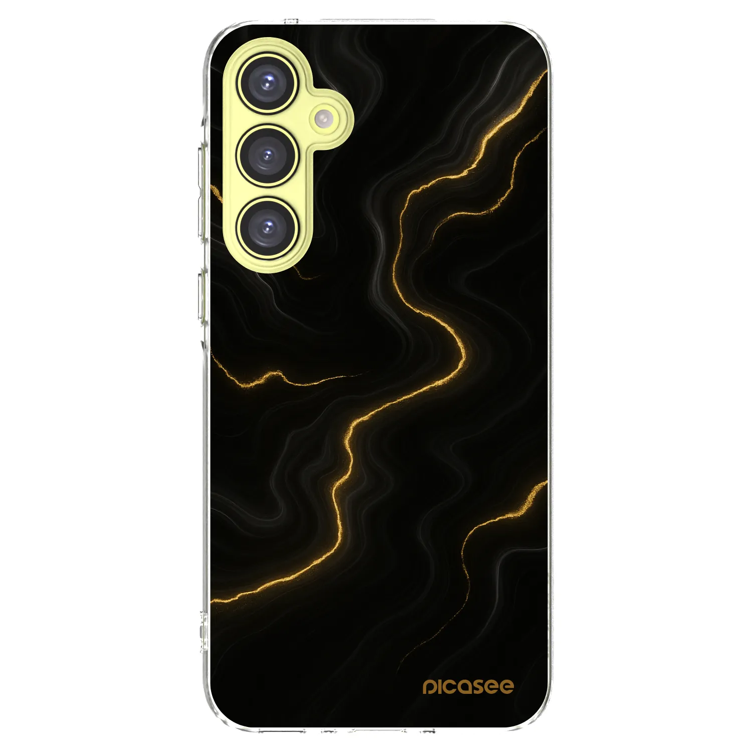 Picasee silikonový průhledný obal pro Samsung Galaxy A35 5G A356B - Thunder