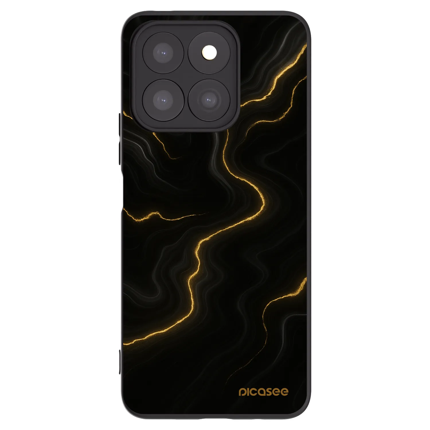 Picasee silikonový černý obal pro Honor X8b - Thunder